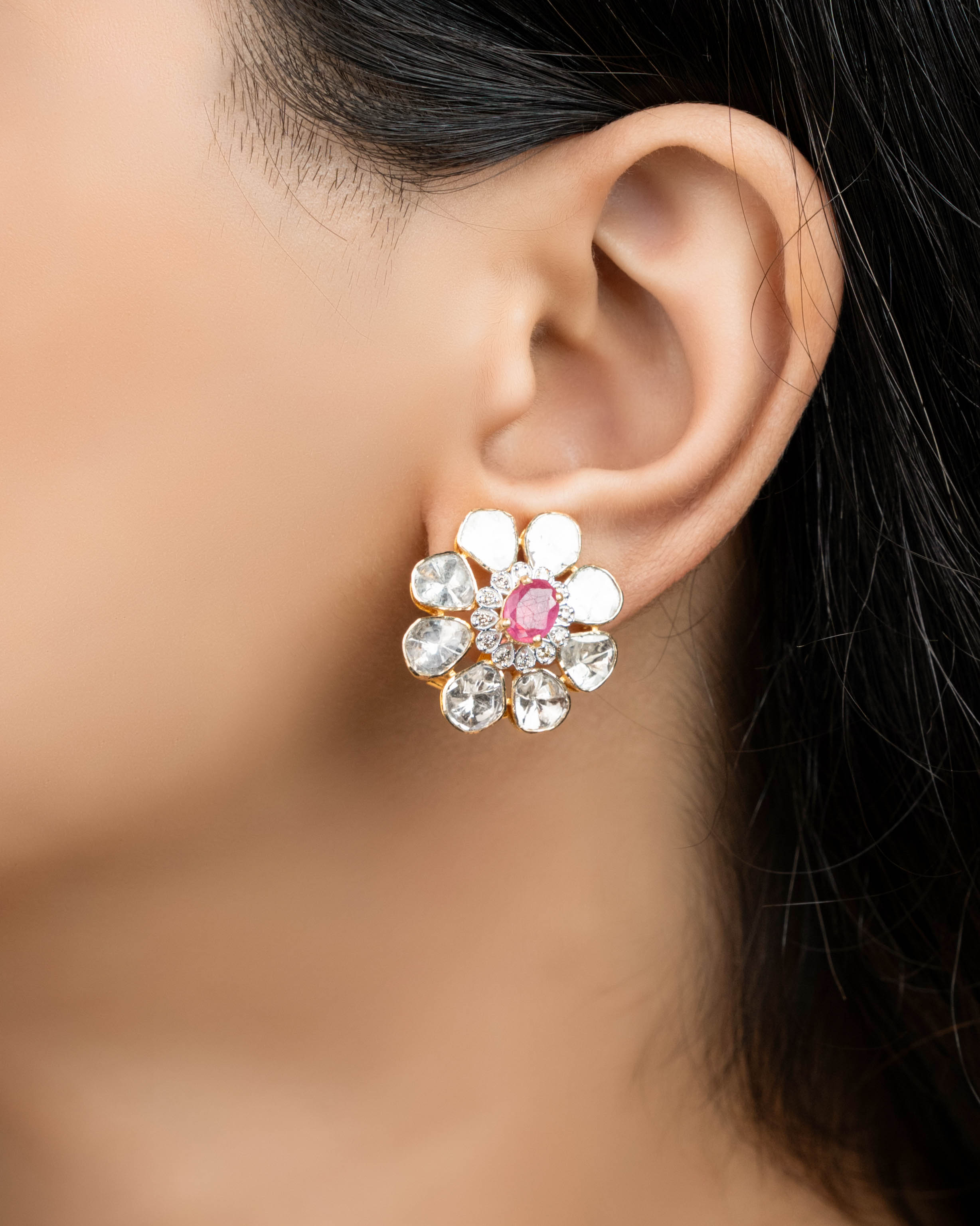 Fareen Polki And Diamond Tops