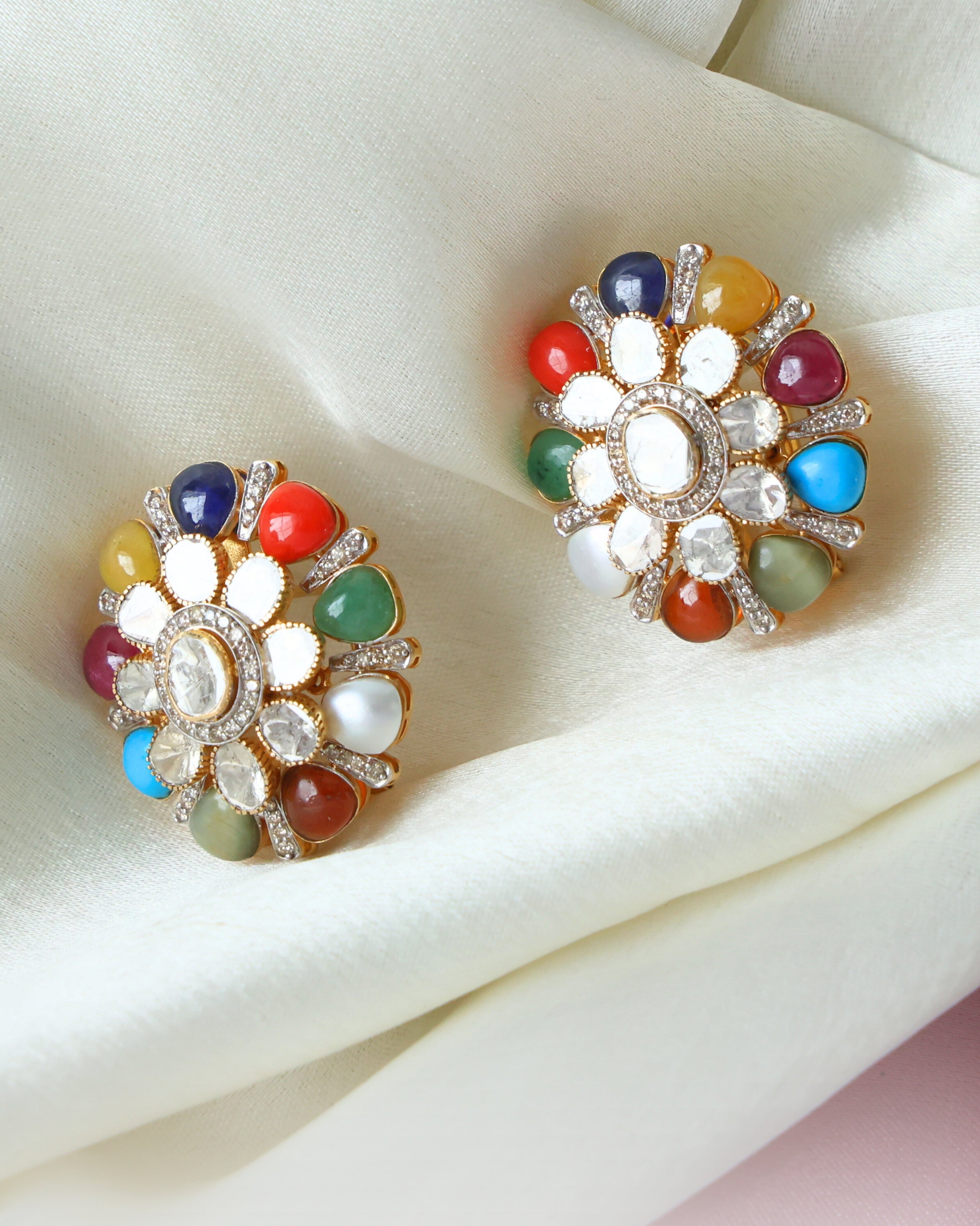 Bhavika Polki And Diamond Tops