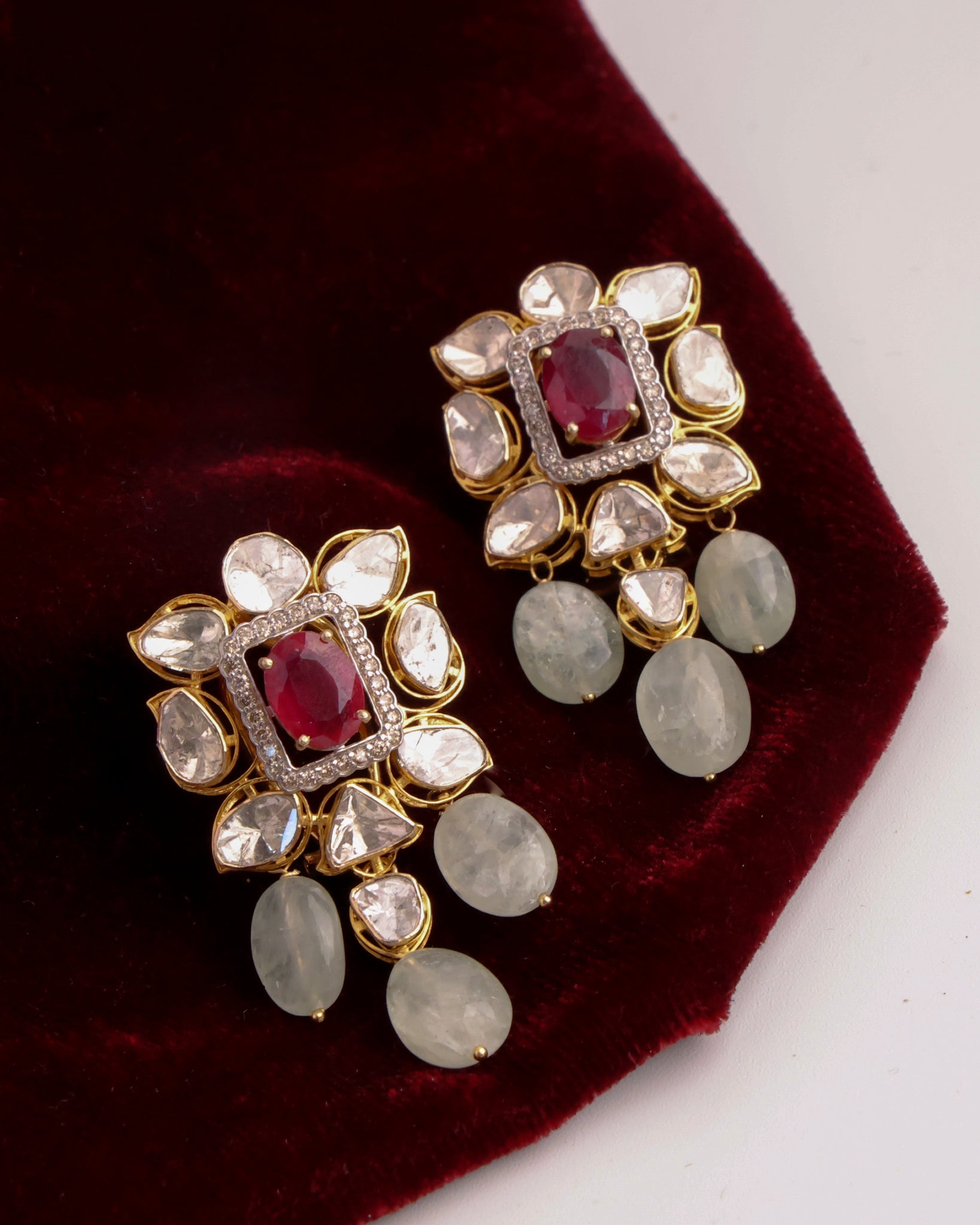 Zeeva Polki And Diamond Tops