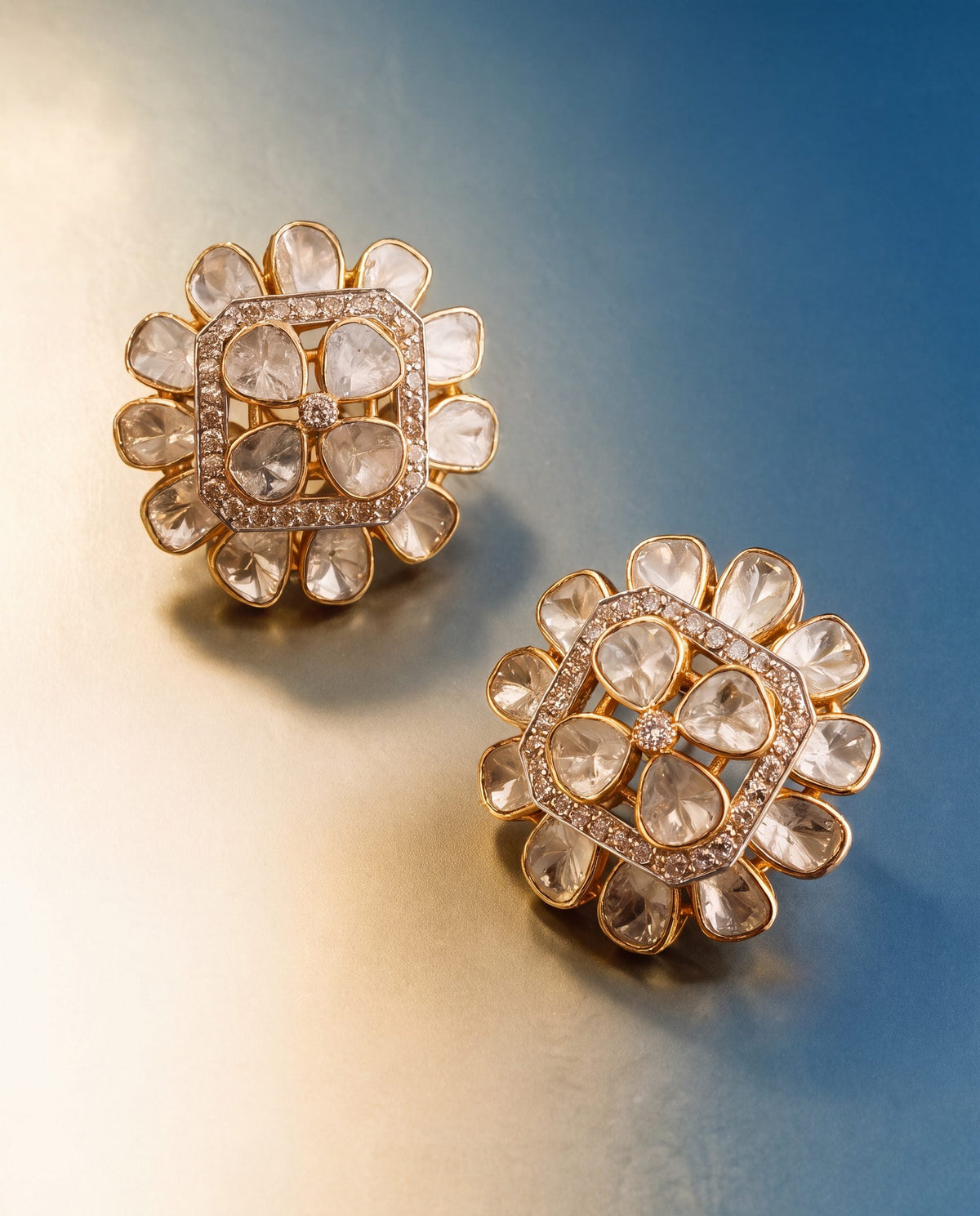 Kavika Polki And Diamond Tops