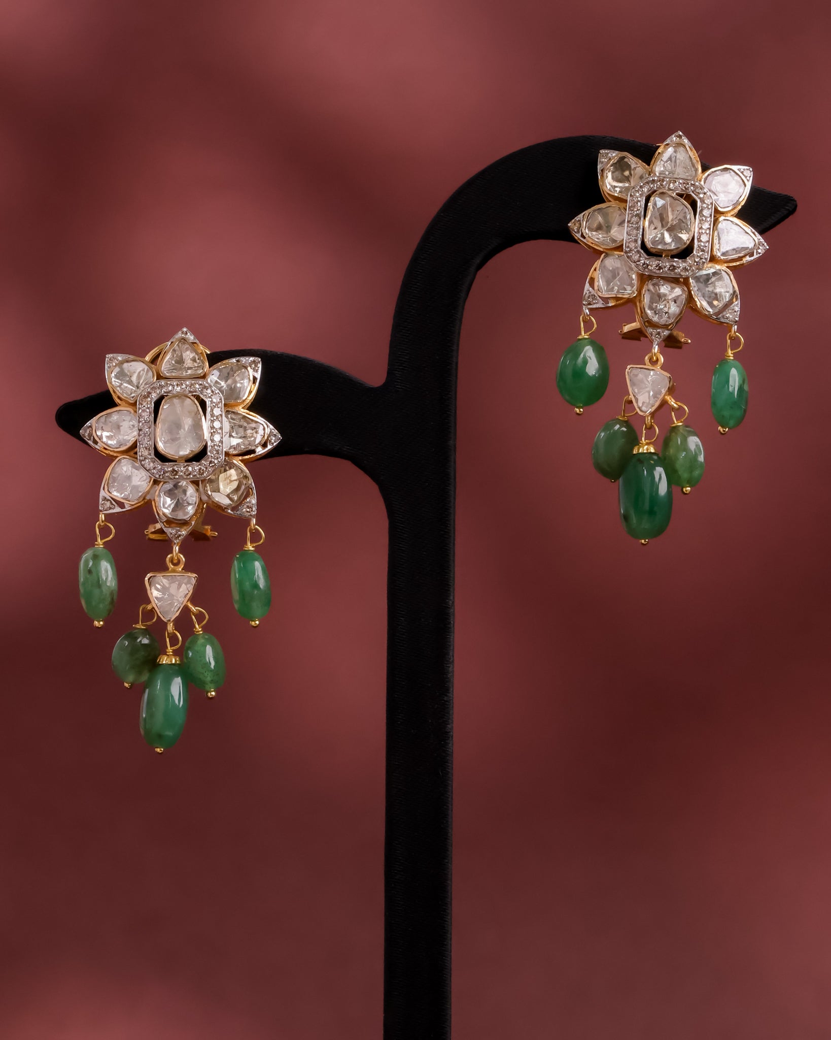 Nehya Polki And Diamond Tops