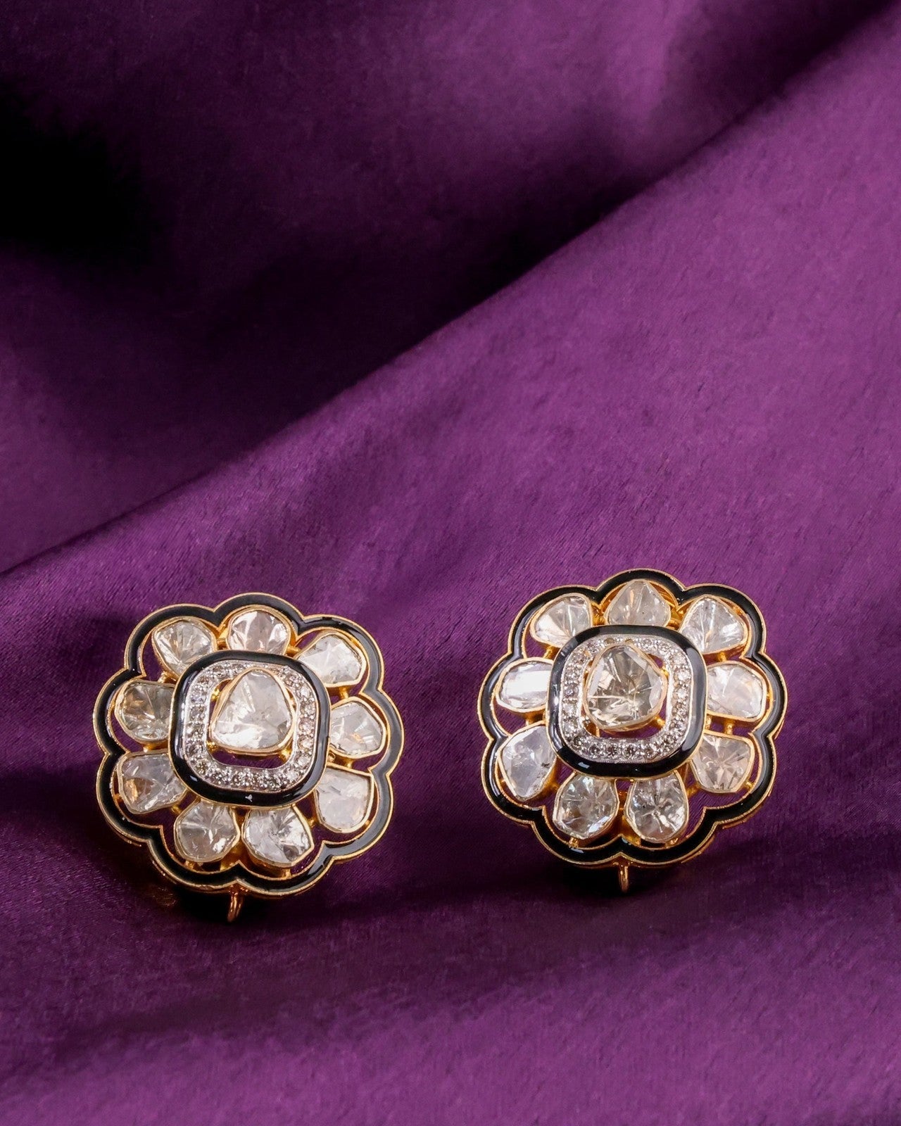 Devaki Polki And Diamond Tops