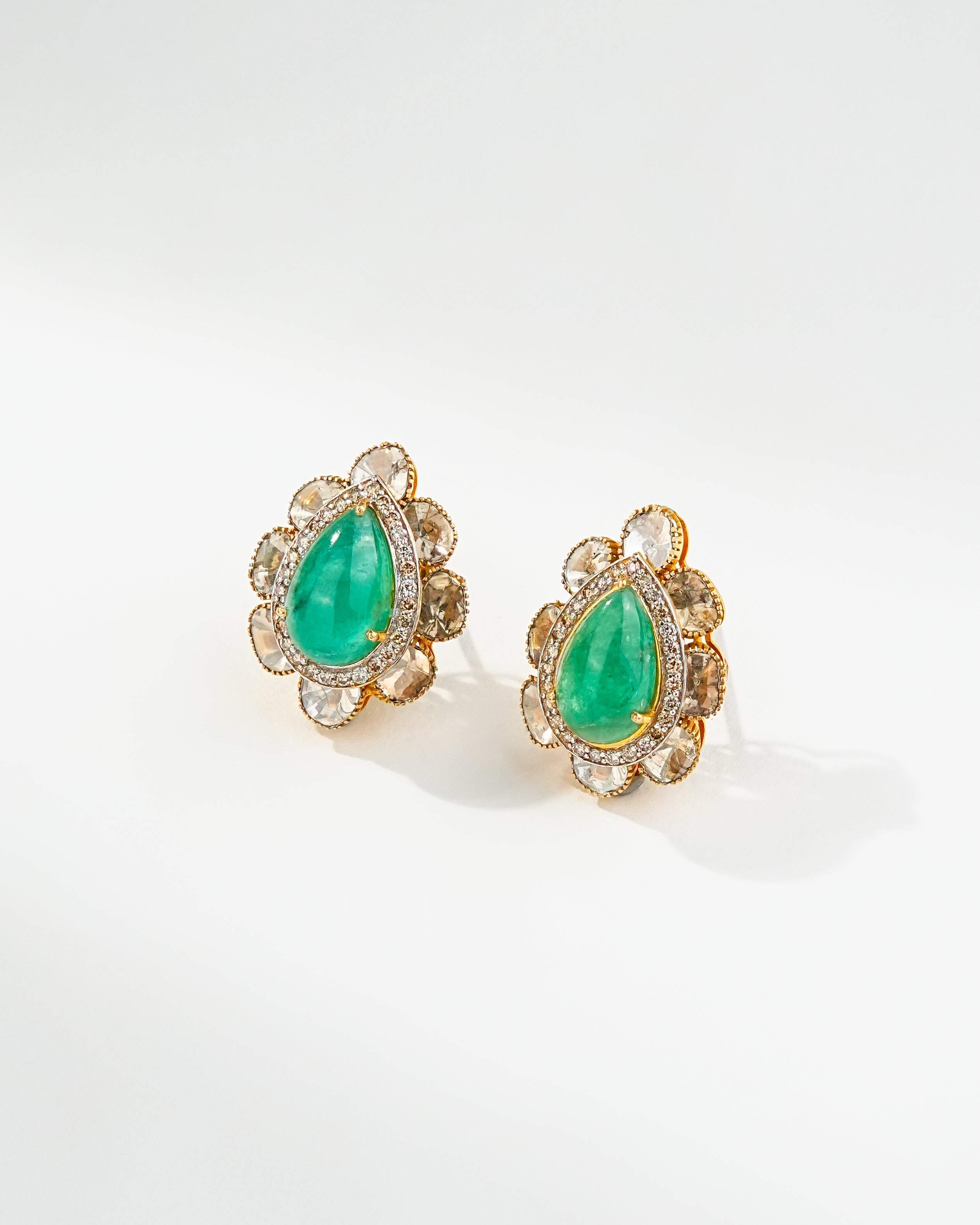 Kavya Polki And Diamond Tops
