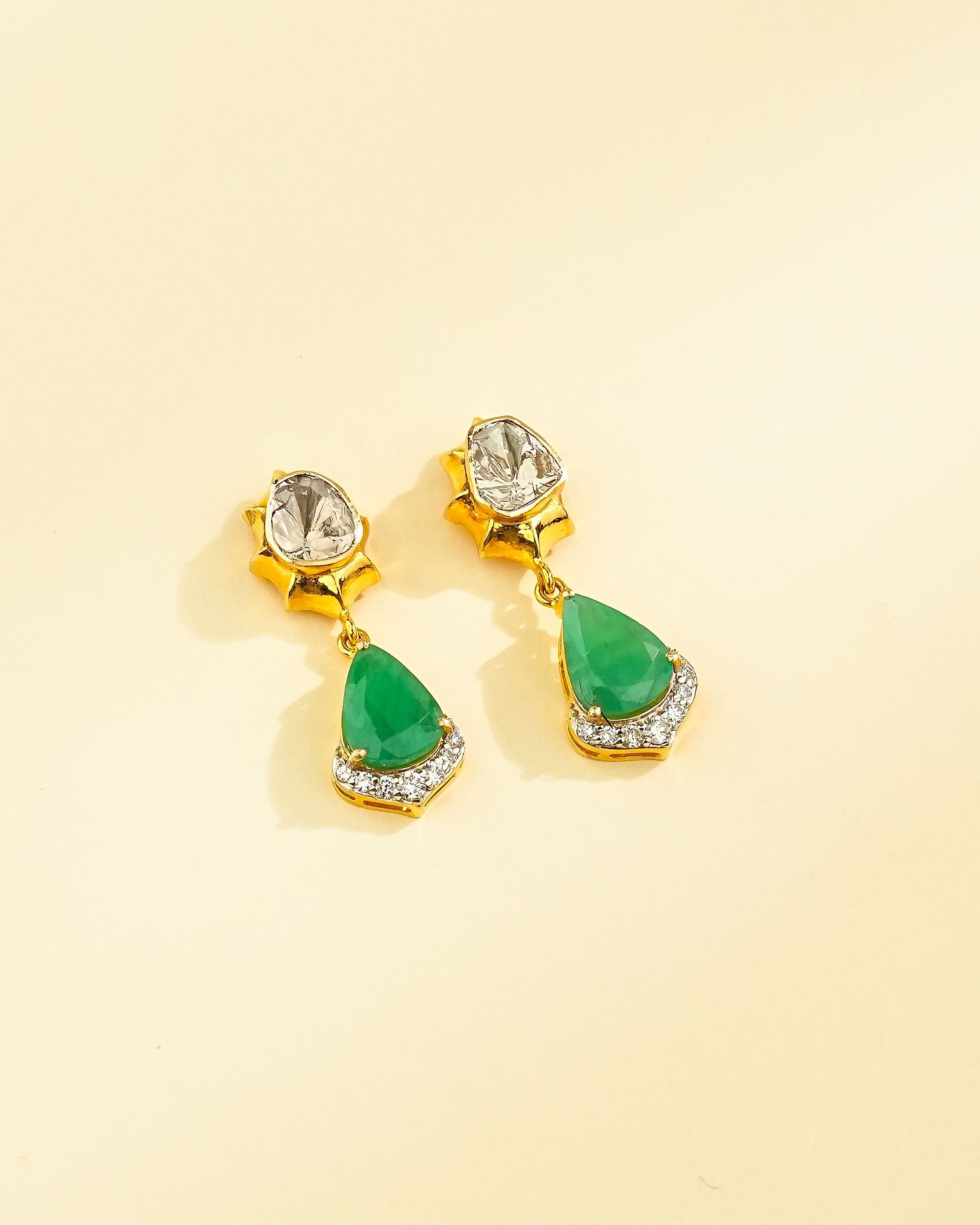 Shyla Polki Long Earrings