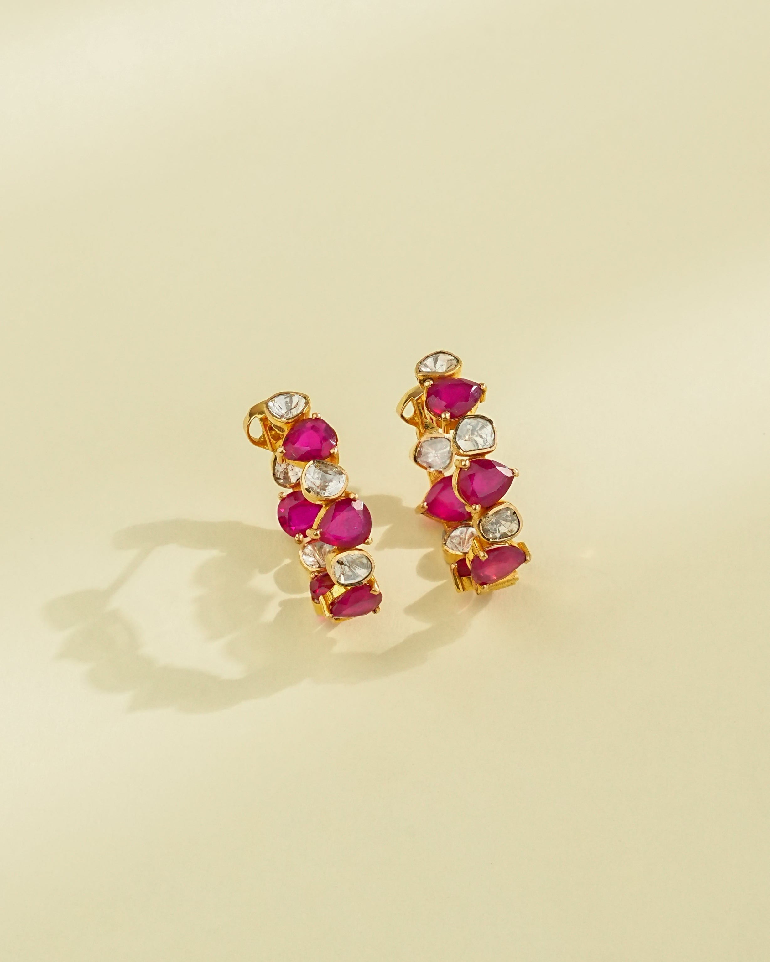 Mahika Polki Hoops