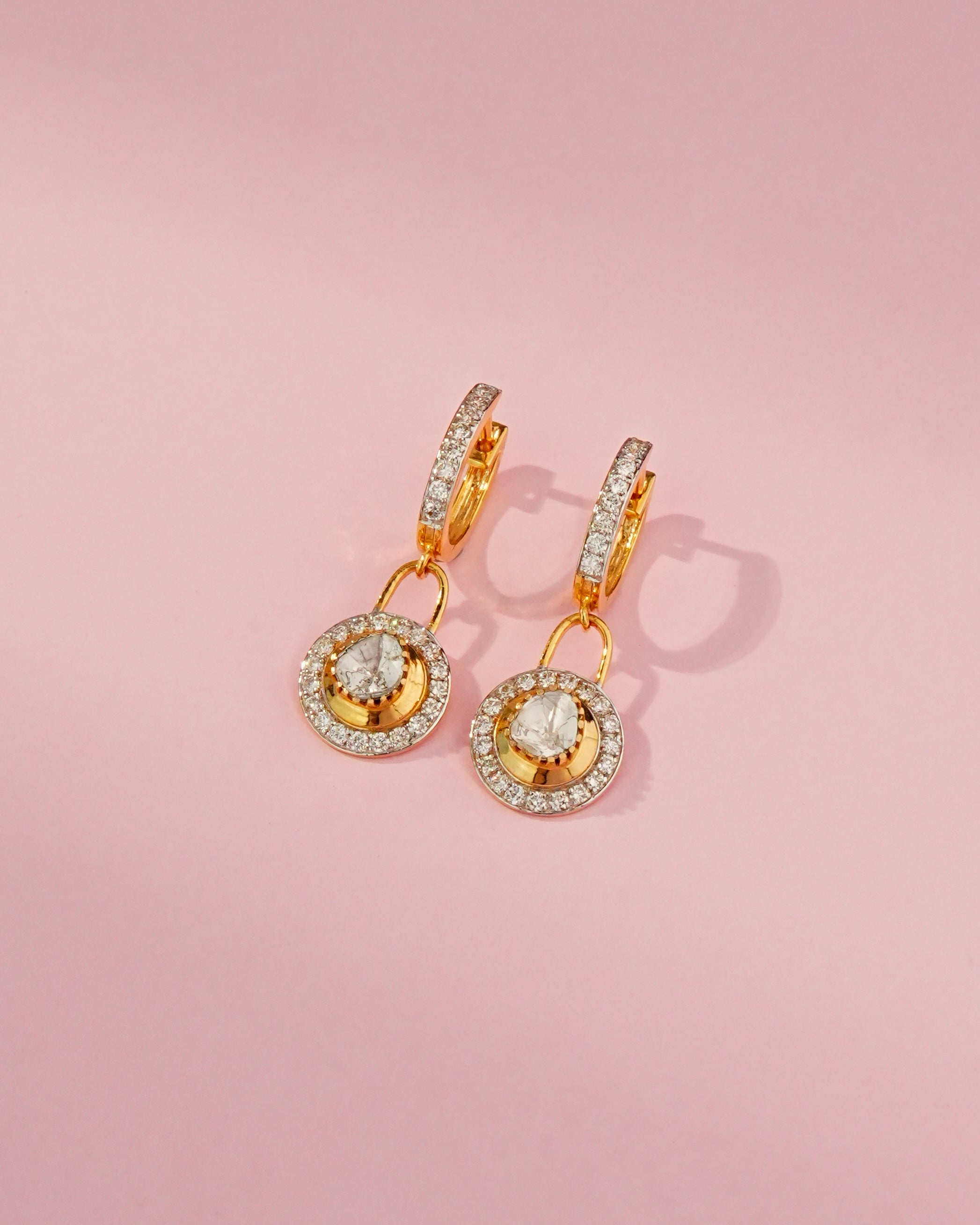 Leah Polki And Diamond Hoops