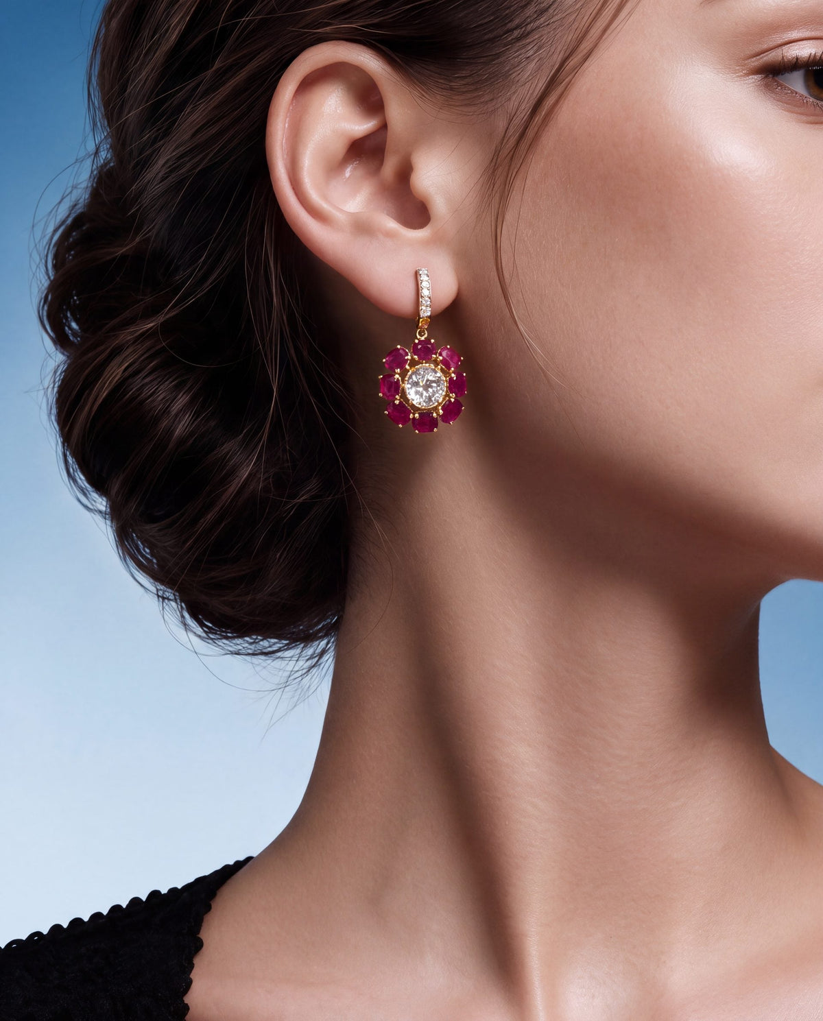 Madhavi Polki And Diamond Tops