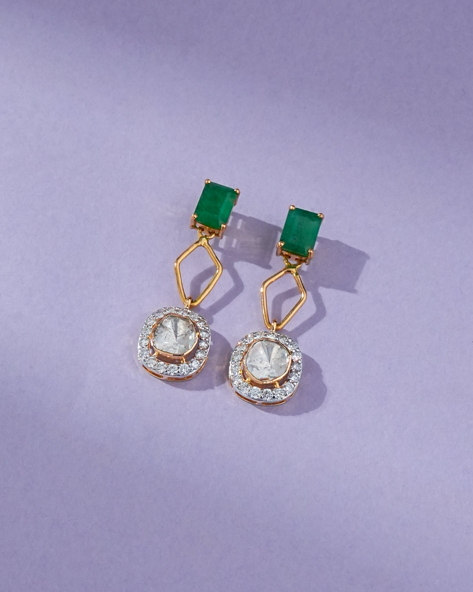Faria Polki And Diamond Tops
