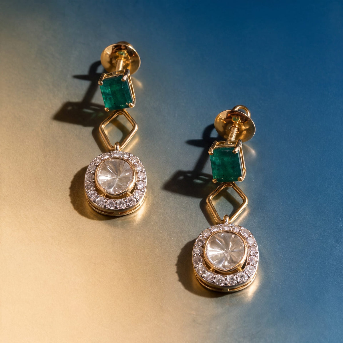 Faria Polki And Diamond Tops