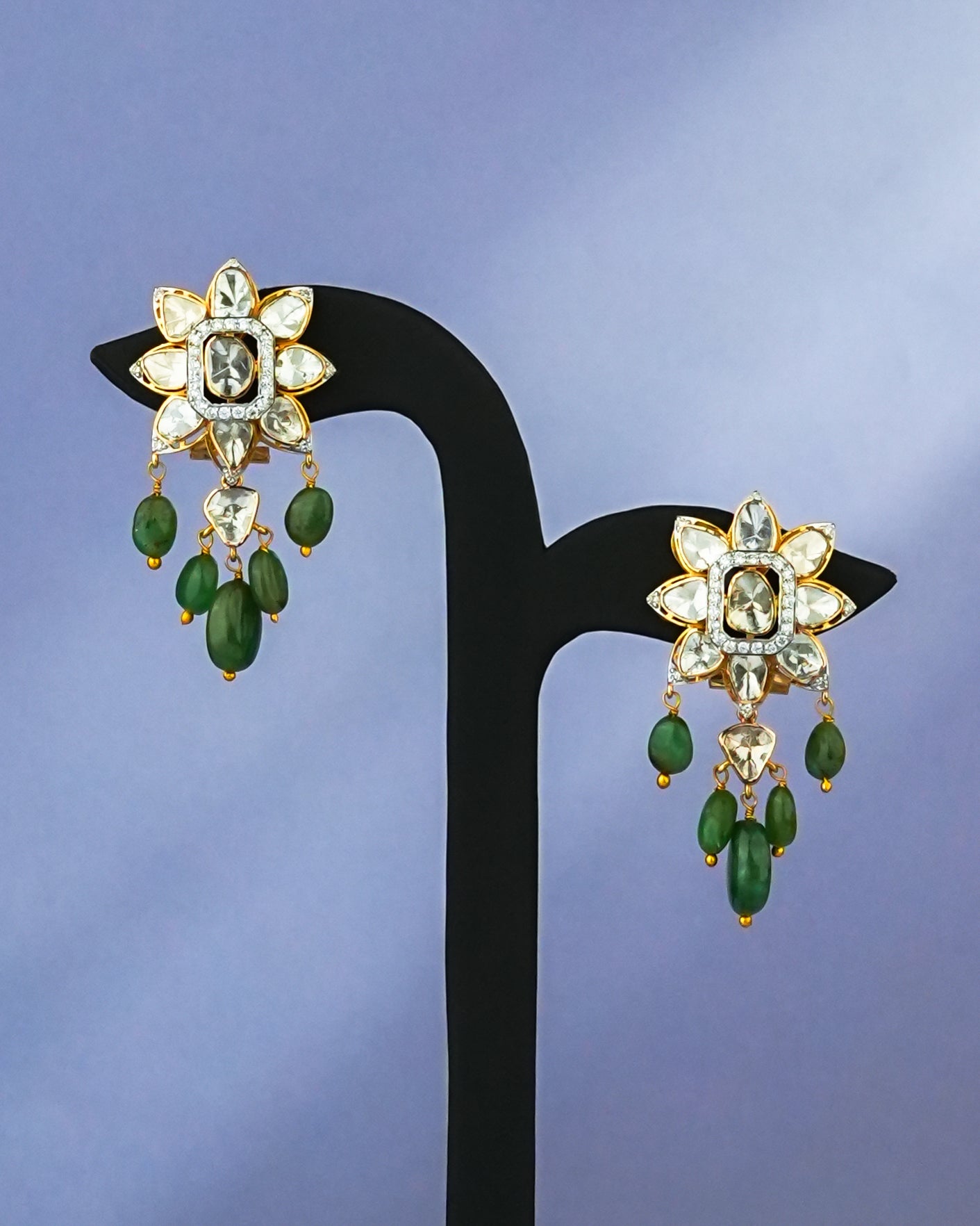 Shejali Polki And Diamond Tops
