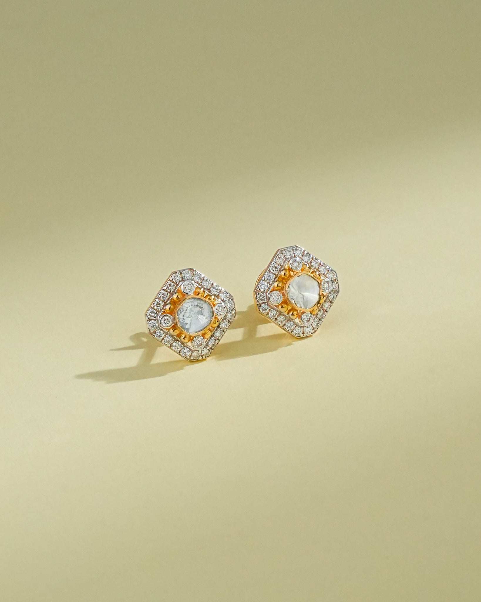 Emma Polki And Diamond Hoops