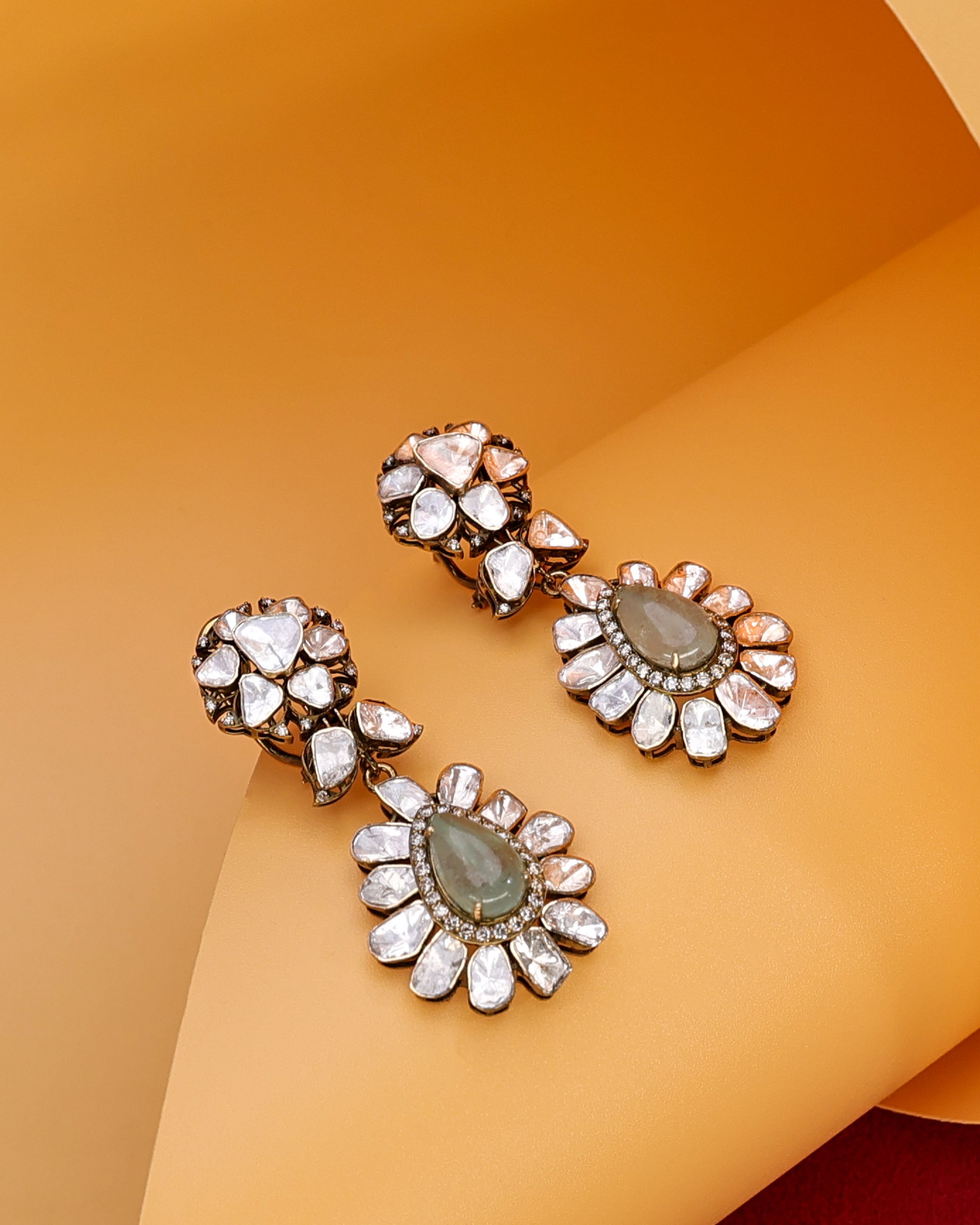 Amanda Polki And Diamond Long Earrings