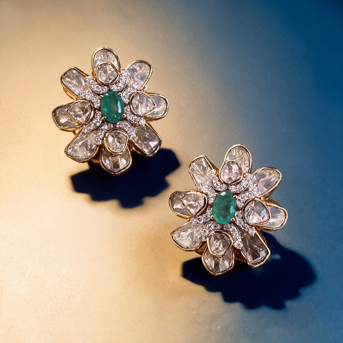 Kaavya Polki And Diamond Tops