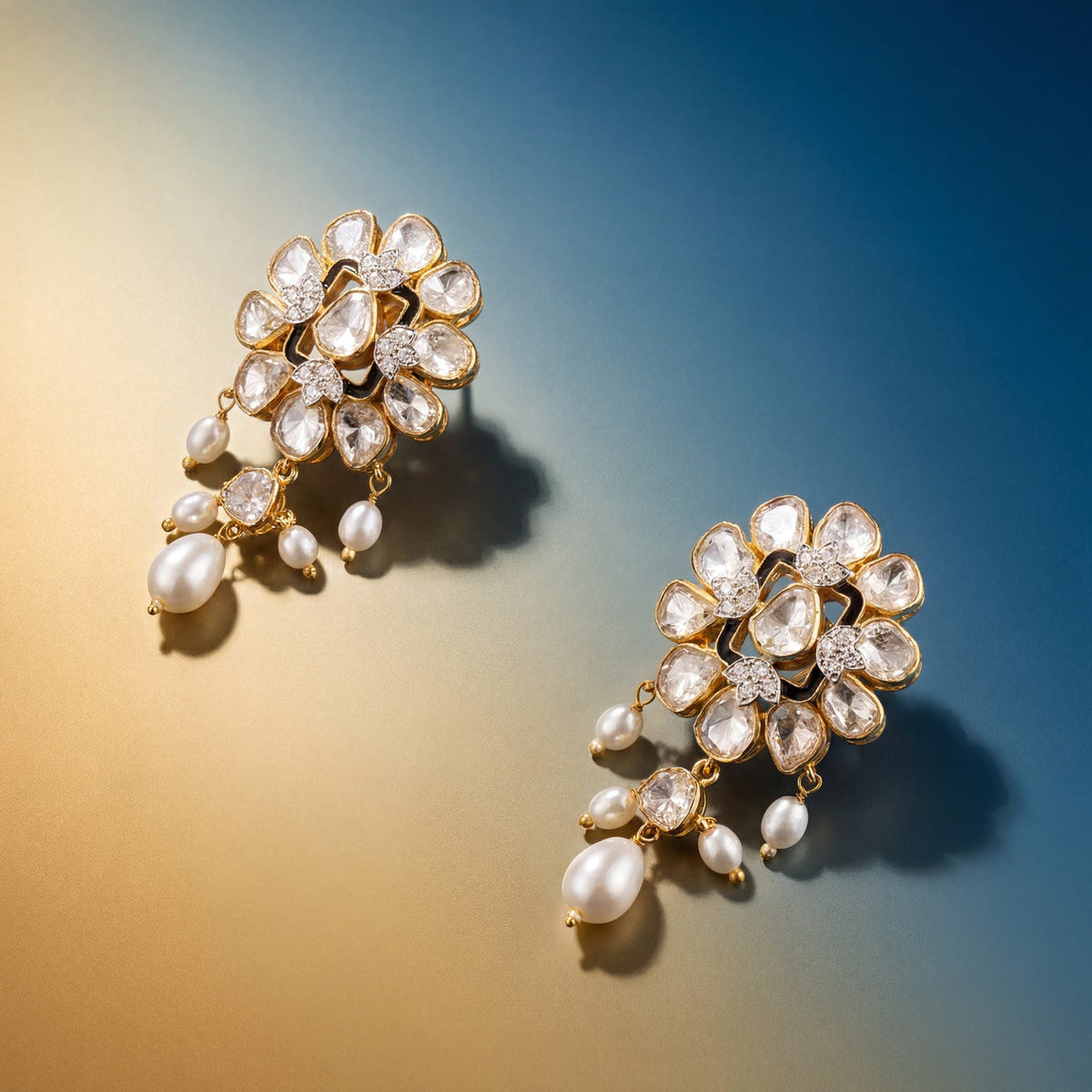 Kriti Polki And Diamond Tops