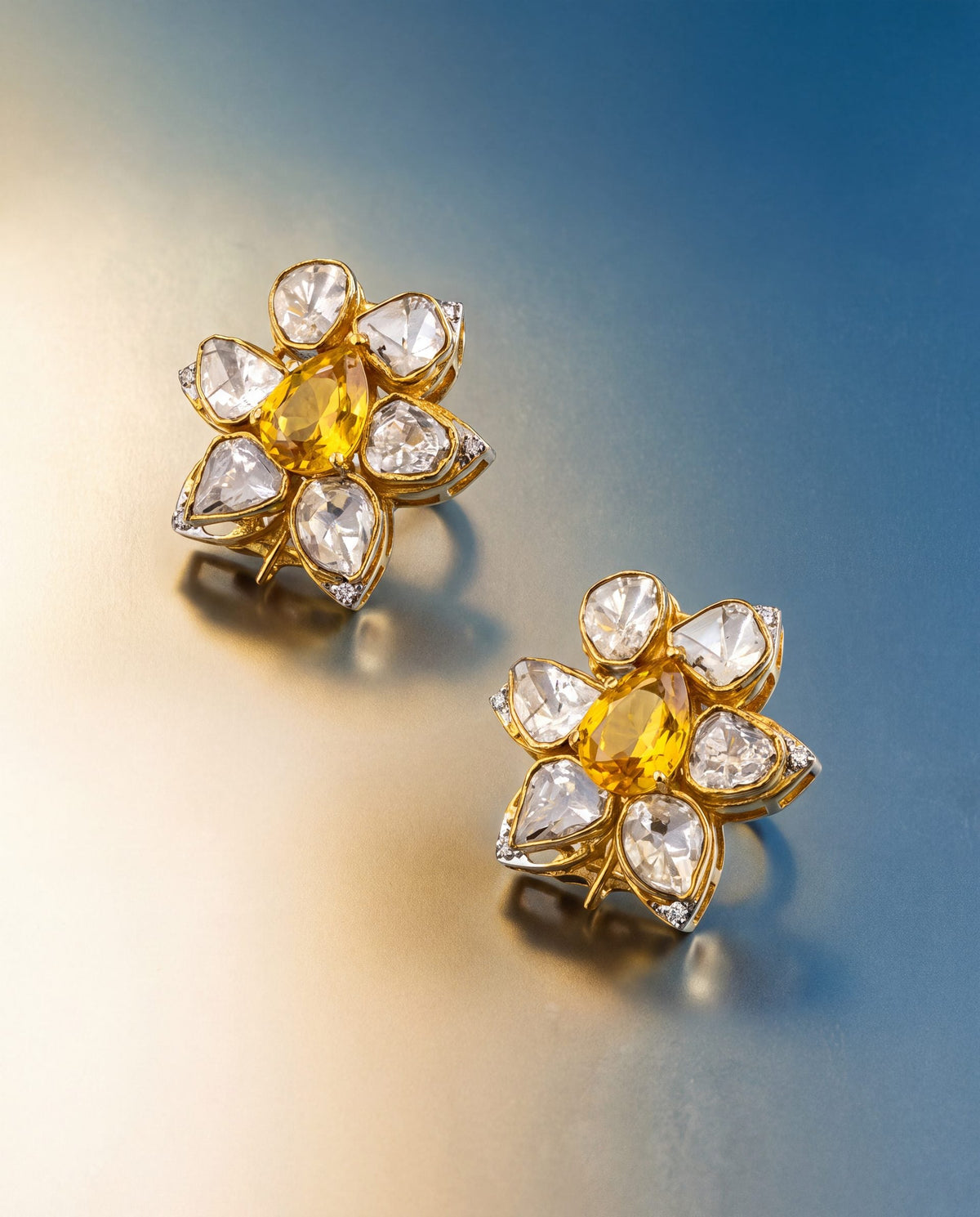Rachi Polki And Diamond Tops