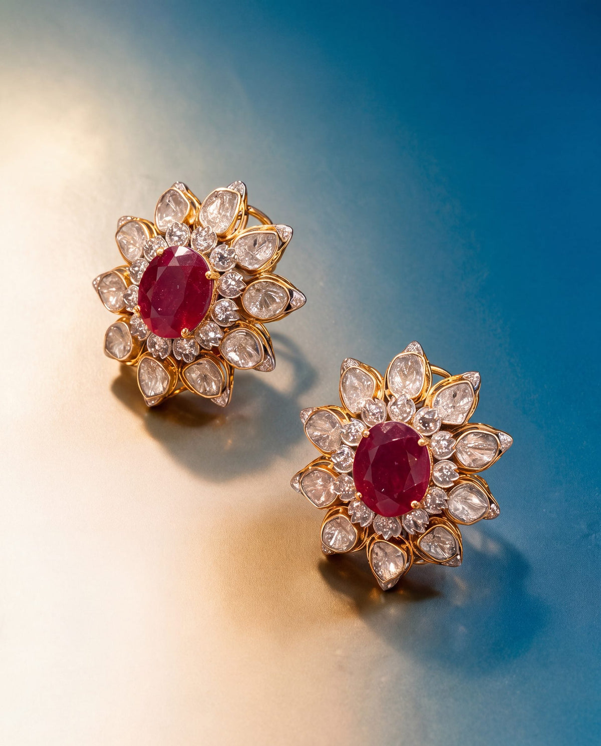 Poonam Polki And Diamond Tops