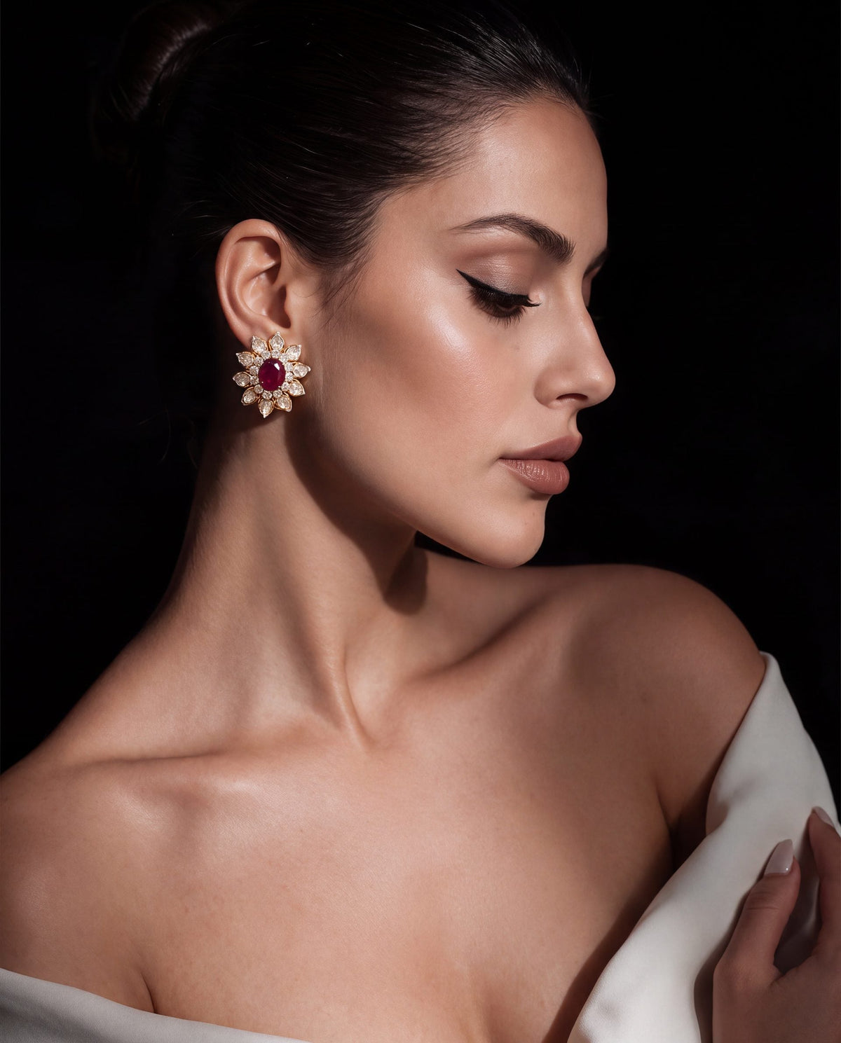 Poonam Polki And Diamond Tops