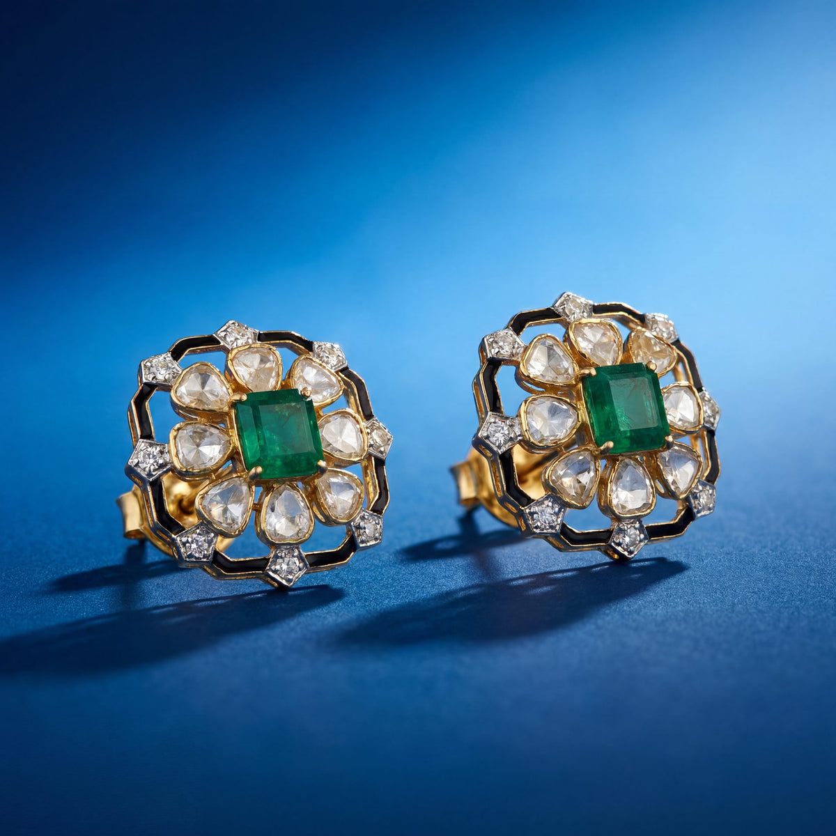 Dhavni Polki And Diamond Tops
