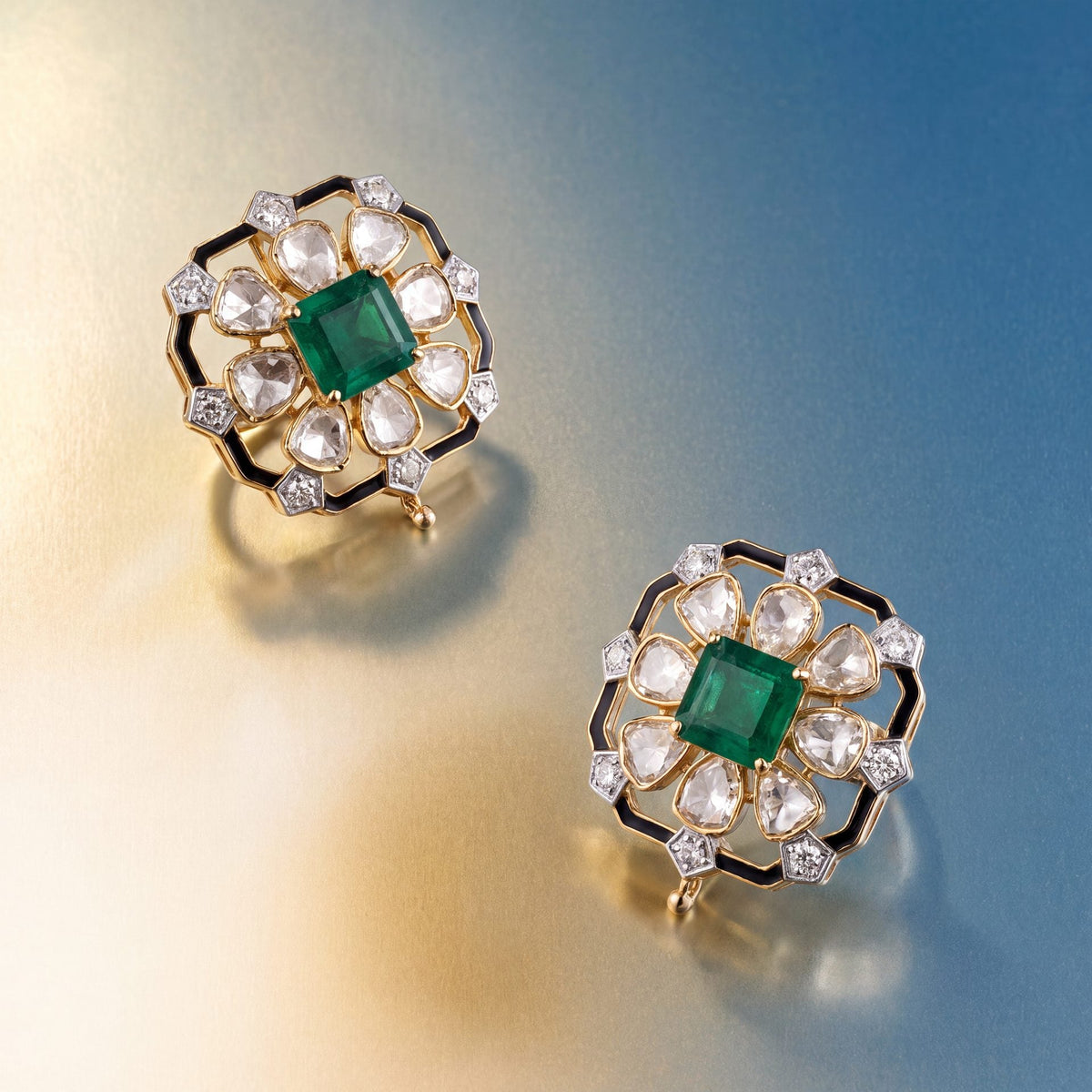 Dhavni Polki And Diamond Tops