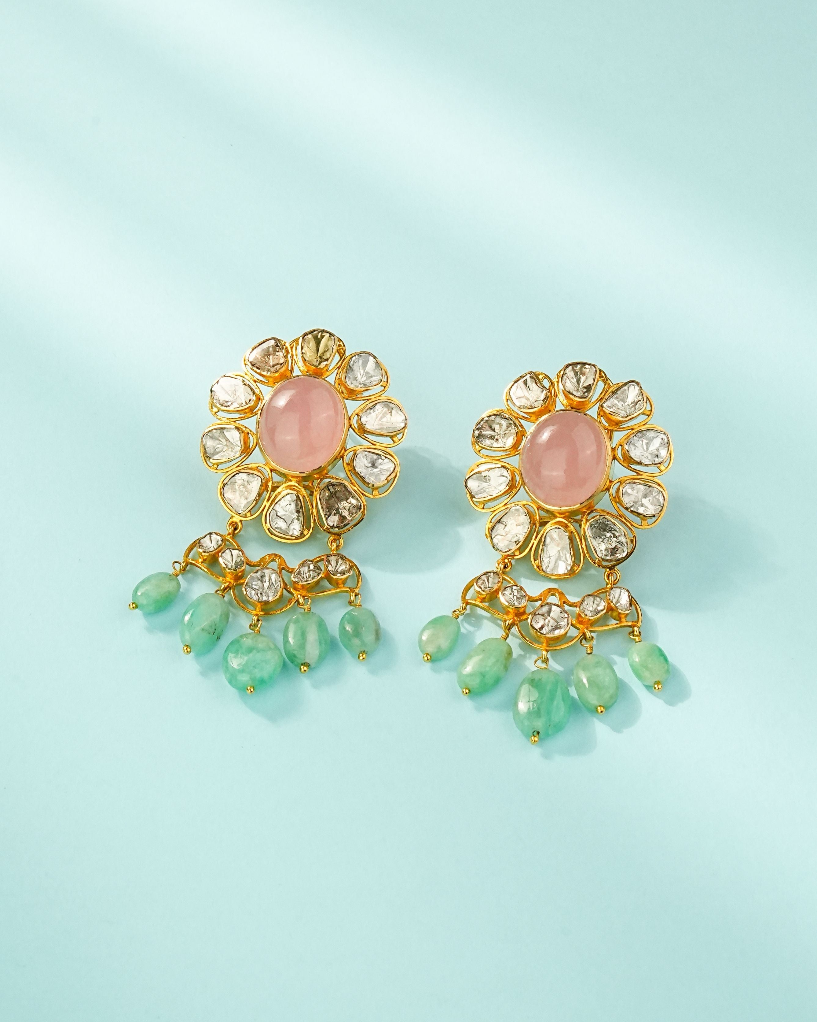Pavni Polki Long Earrings