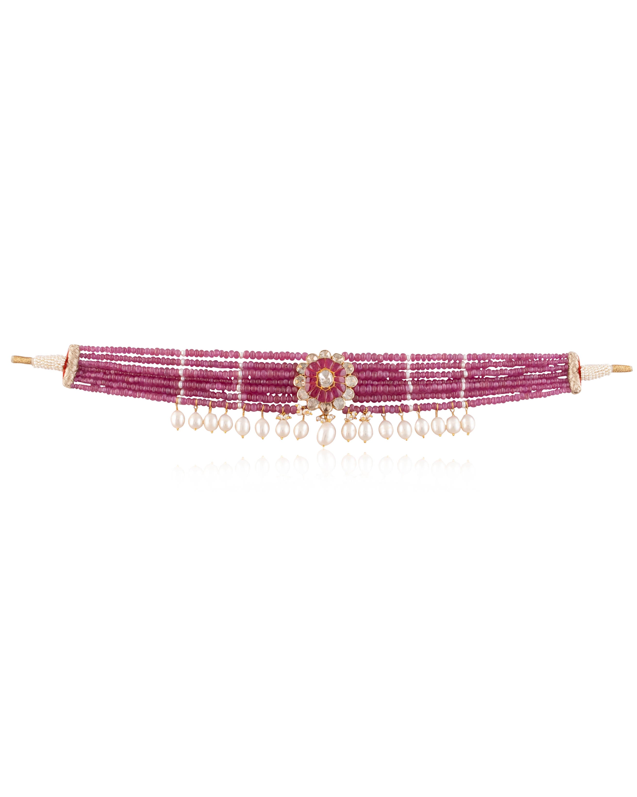 Samreen Polki Bead Choker