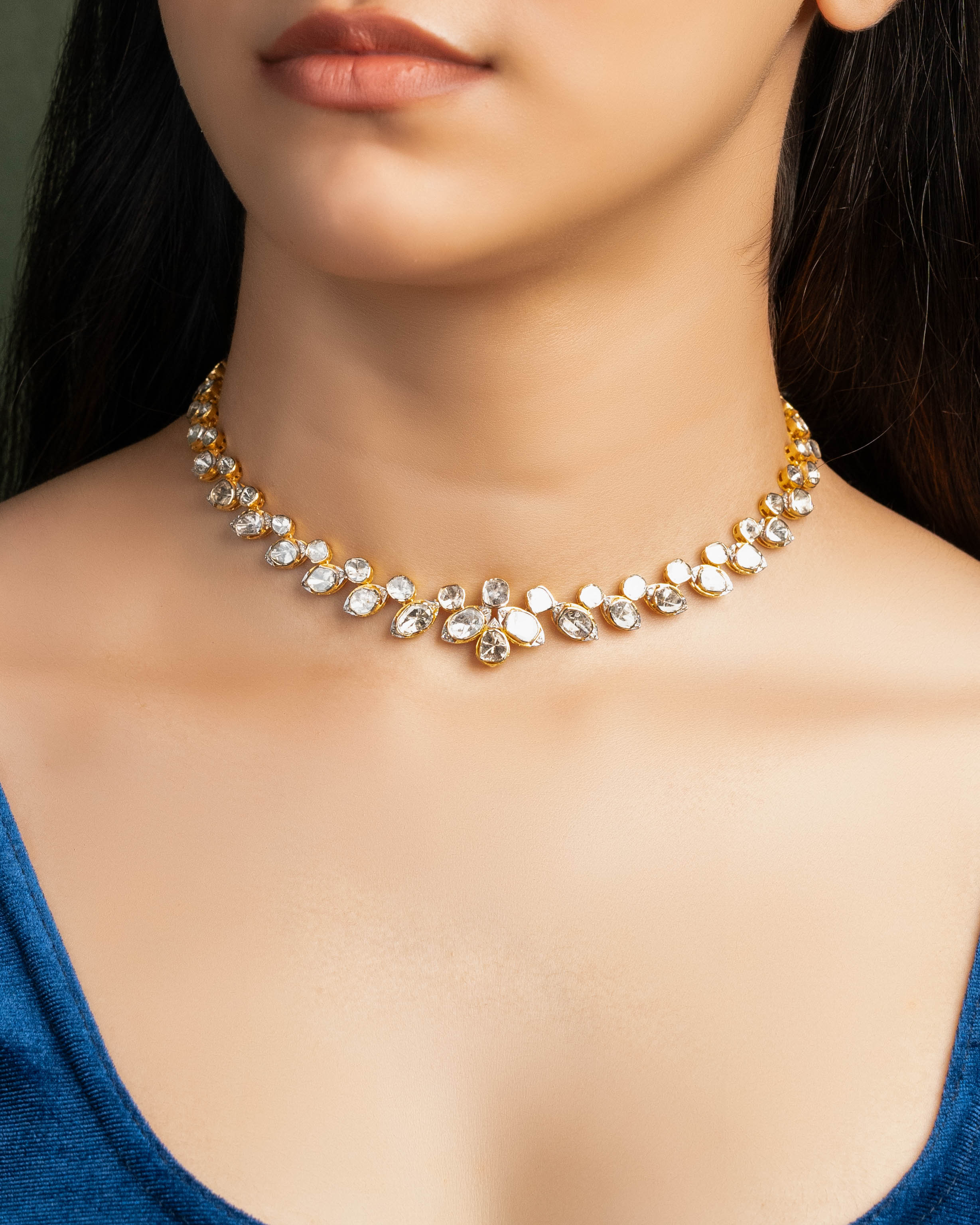Misbha Polki And Diamond Necklace