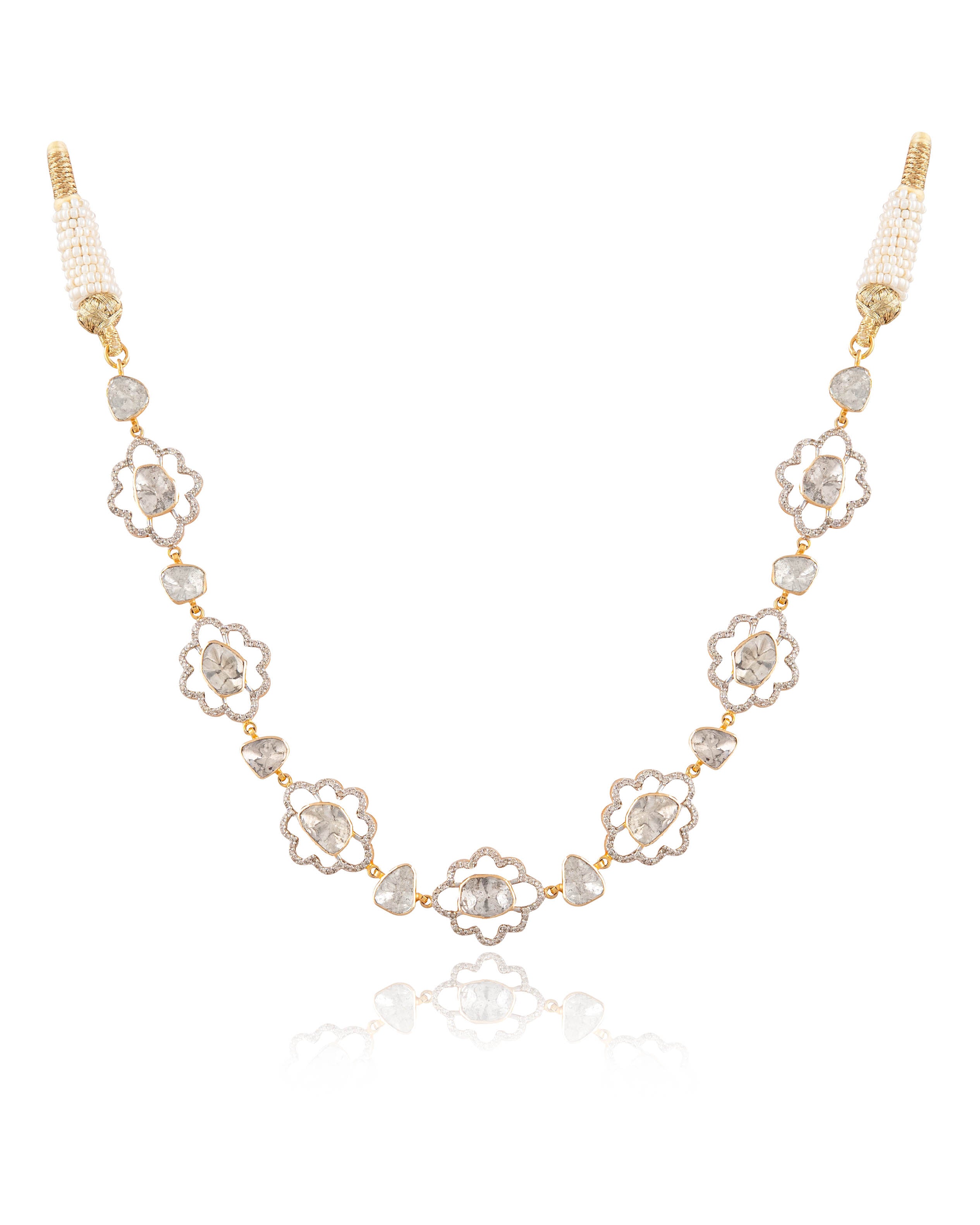 Sara Polki And Diamond Necklace