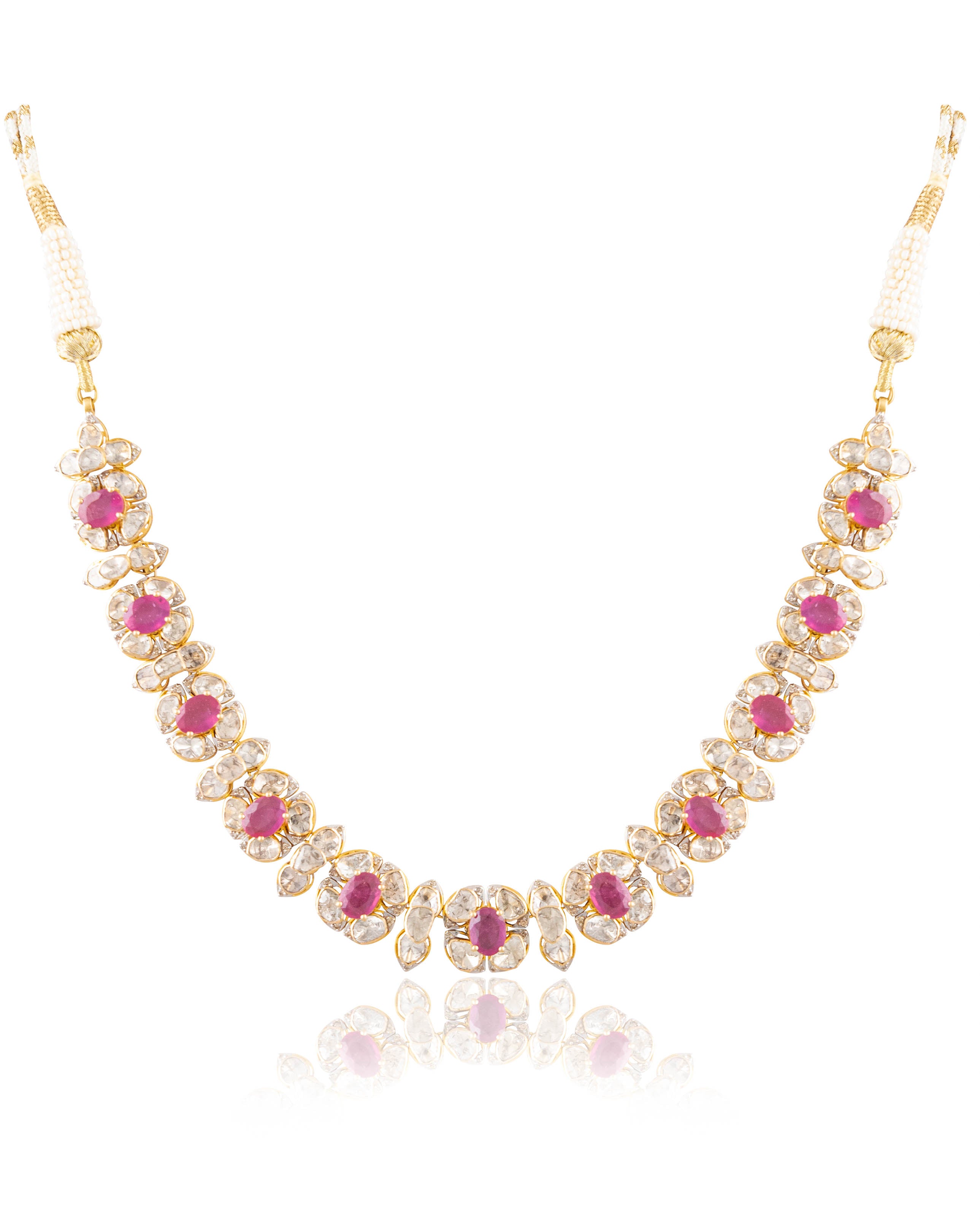 Emilia Polki And Diamond Necklace