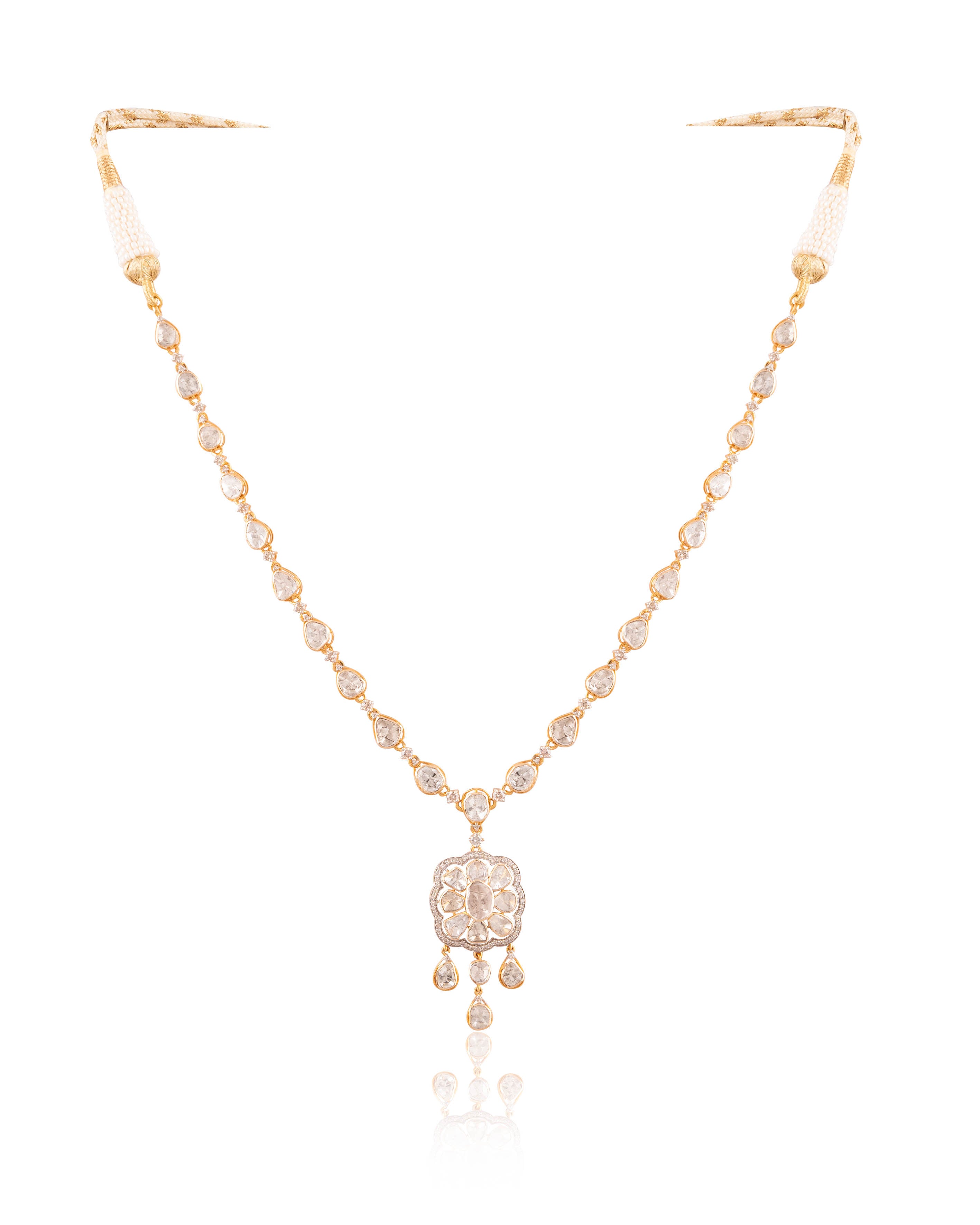 Annika Polki And Diamond Necklace