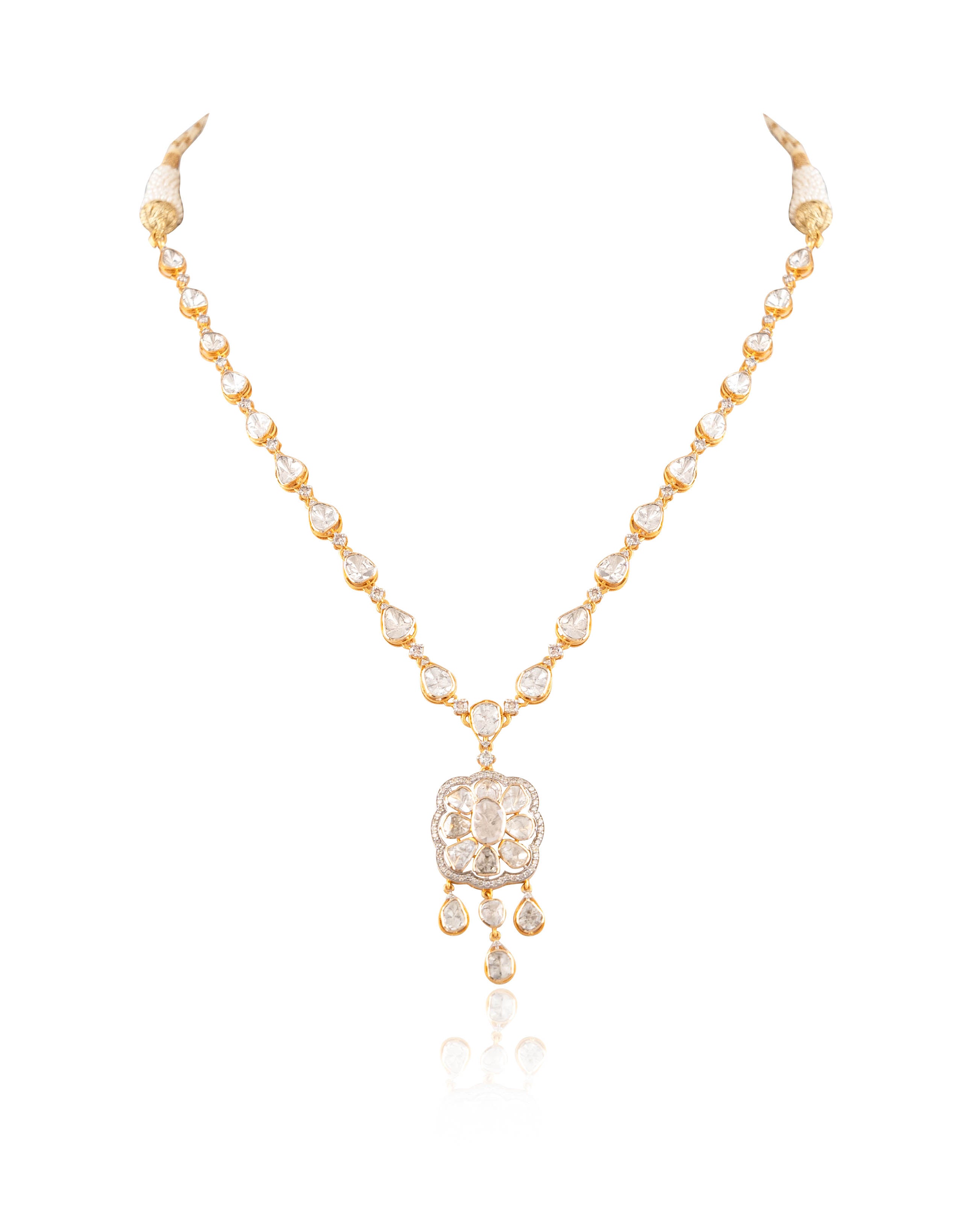 Annika Polki And Diamond Necklace