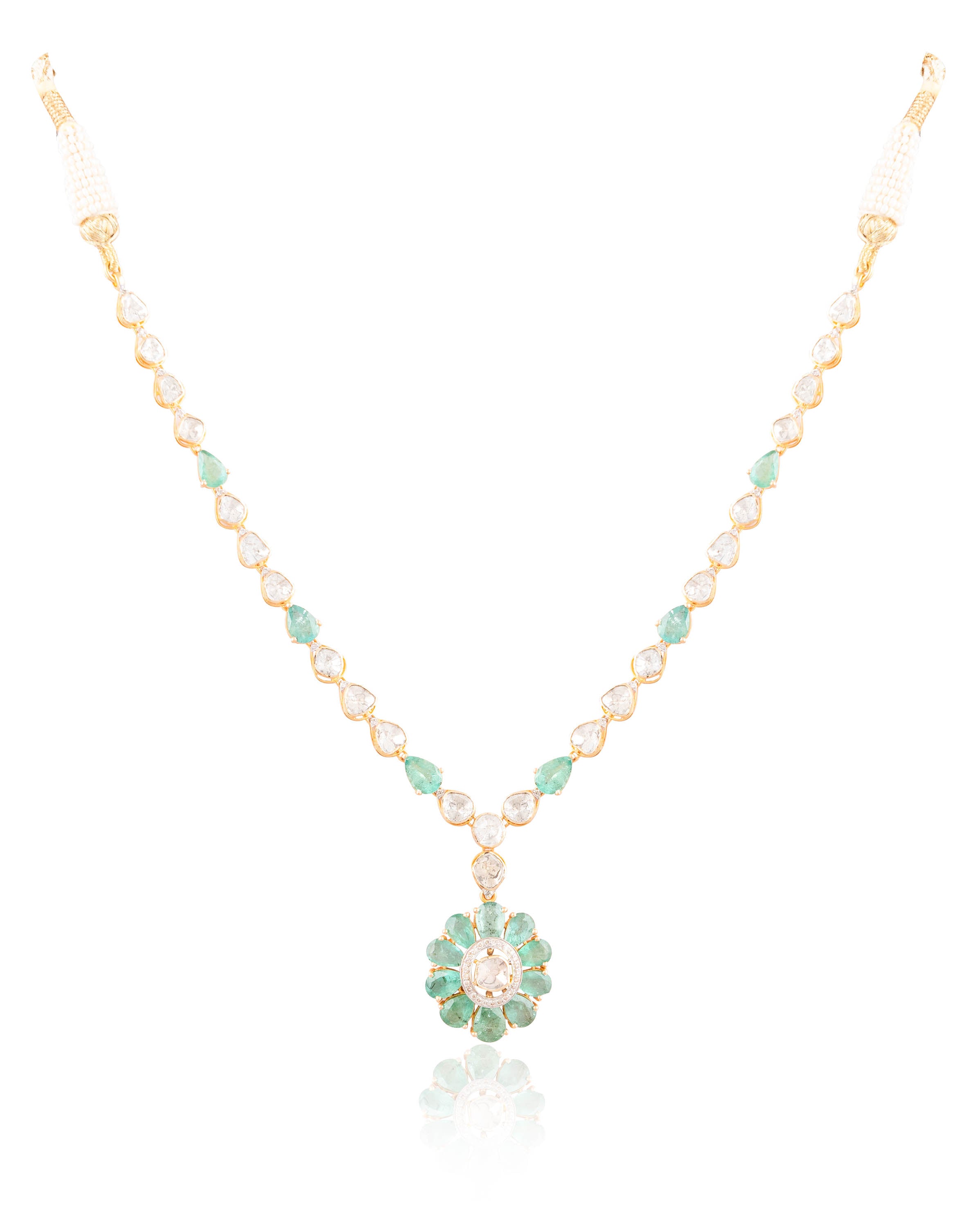 Eliza Polki And Diamond Necklace