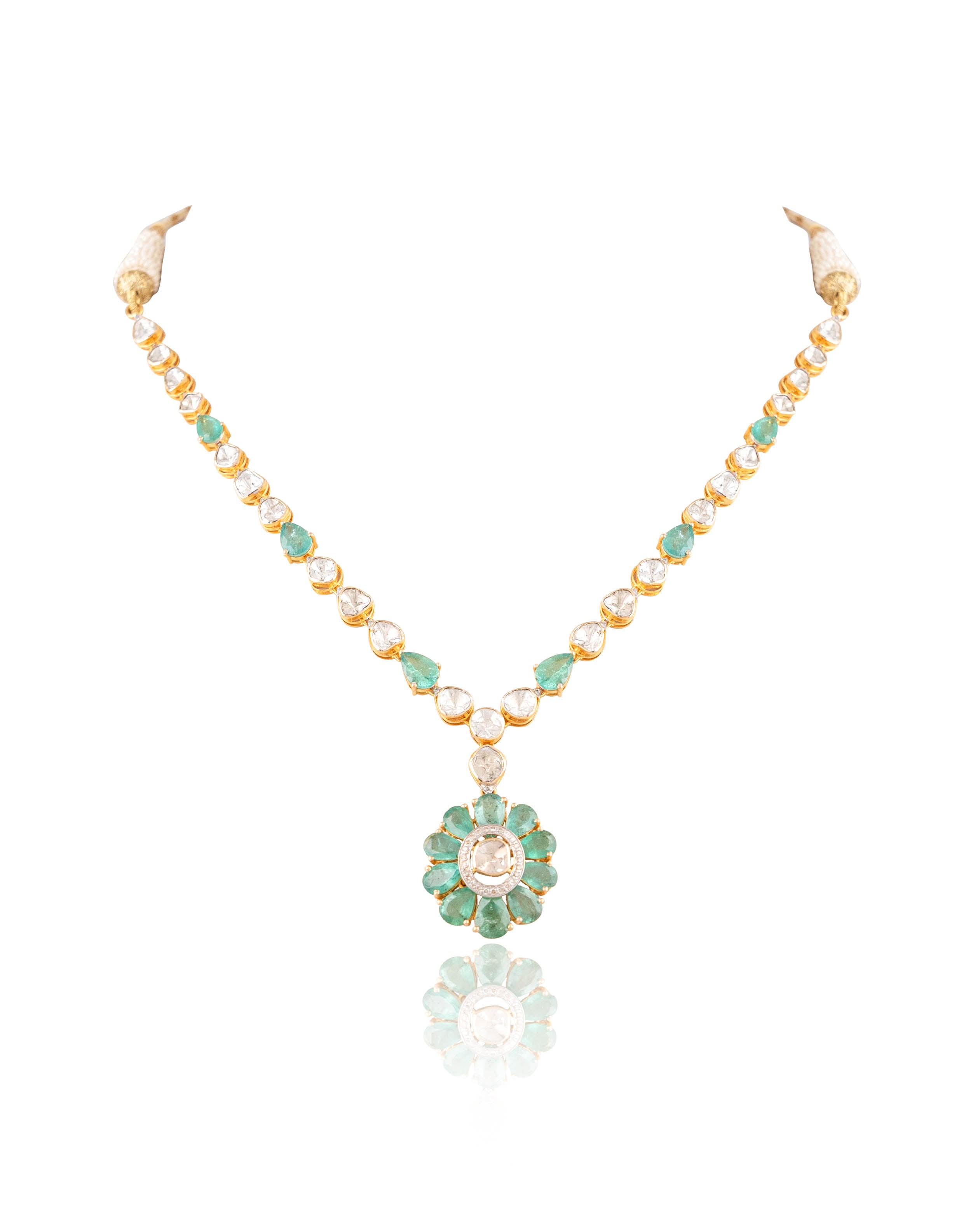 Eliza Polki And Diamond Necklace