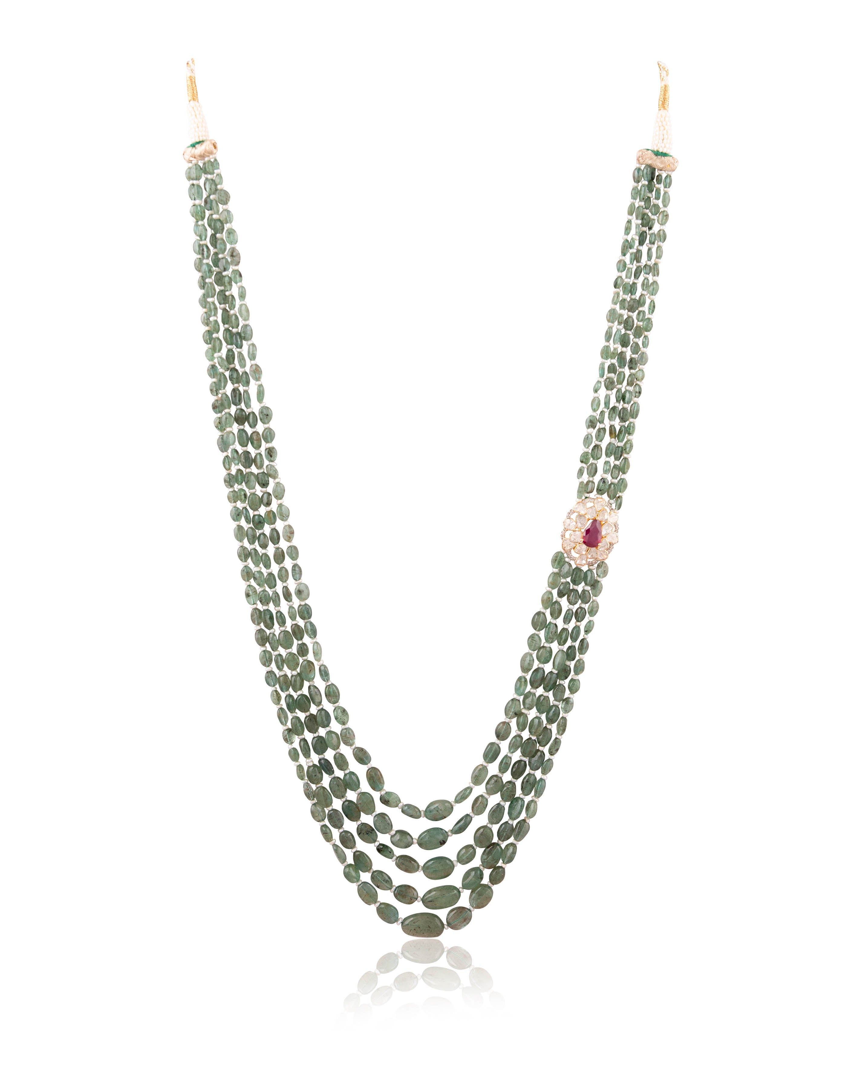 Aradhna Polki And Diamond Bead Pendant