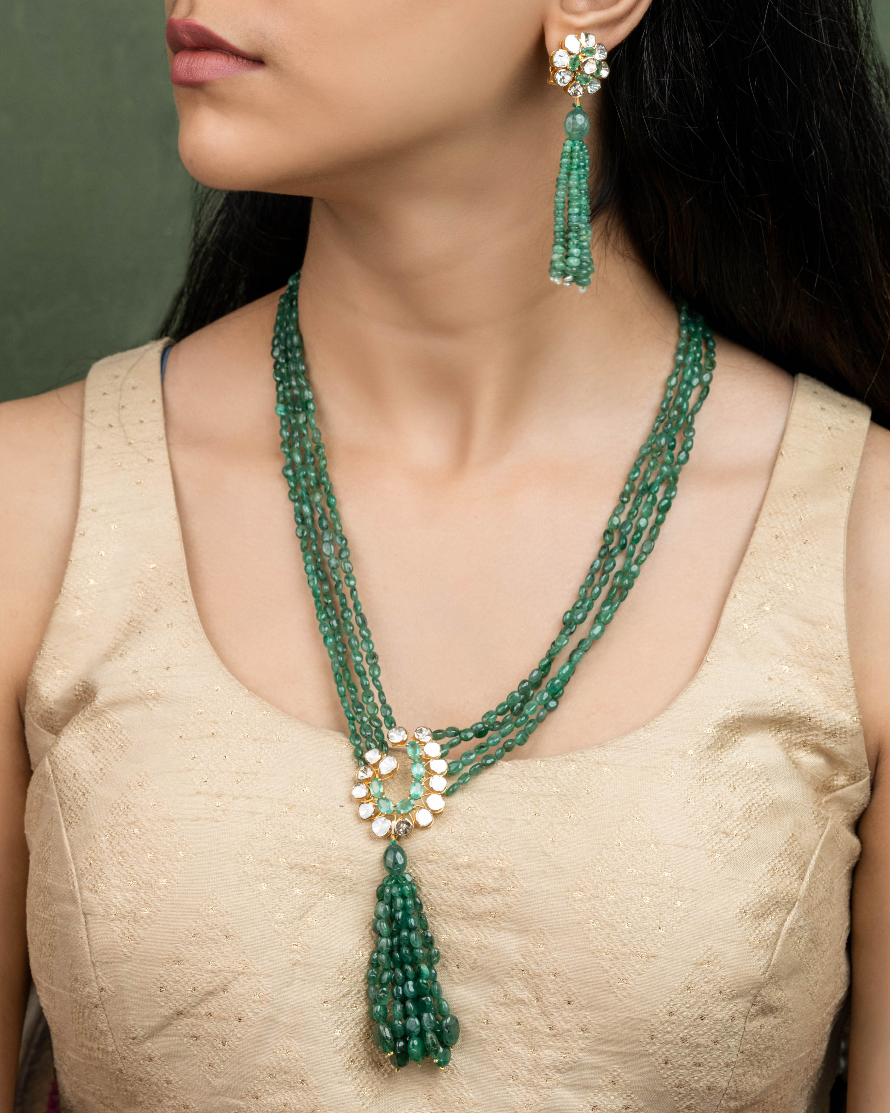 Ilaria Polki Bead Pendant