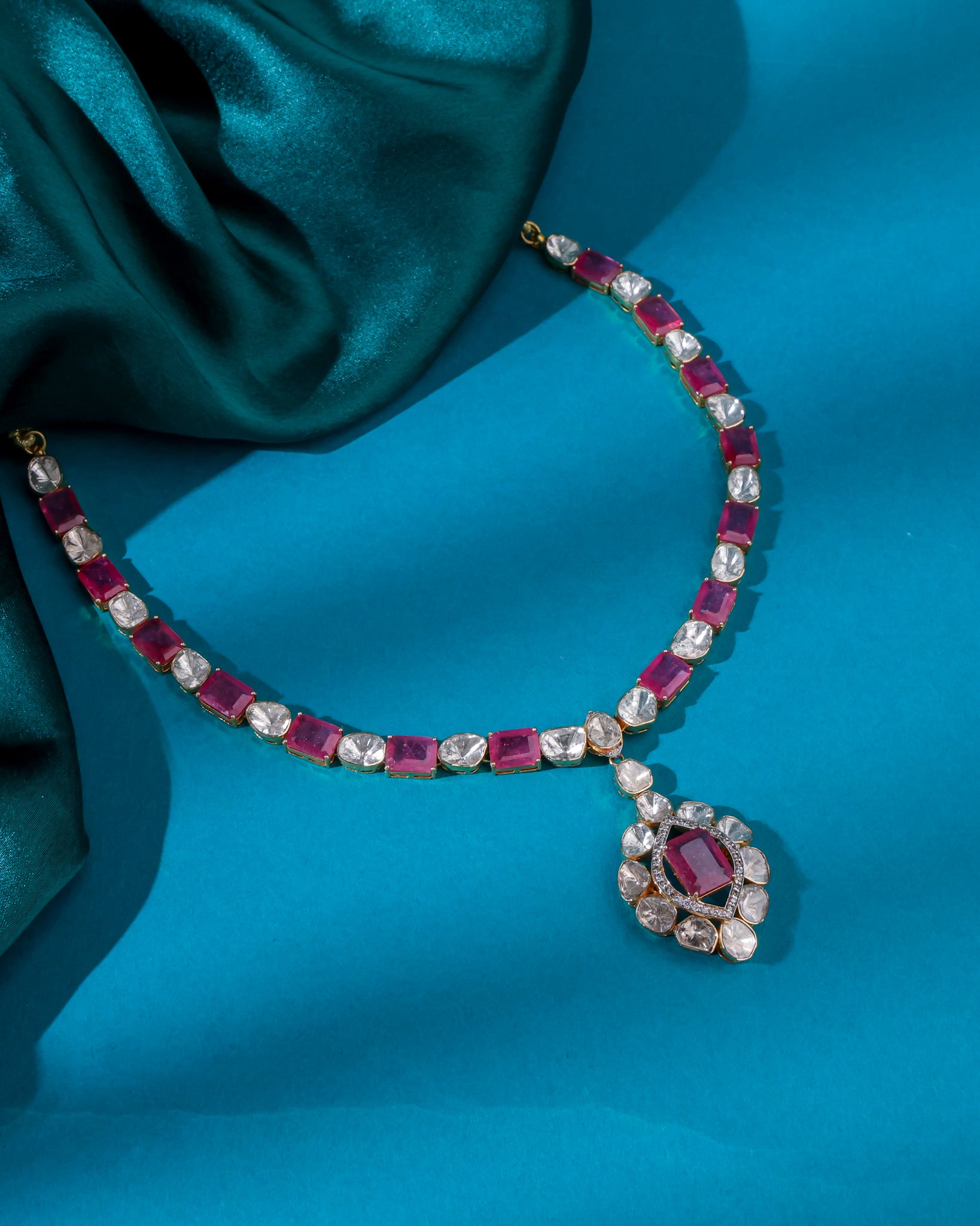 Era Polki And Diamond Necklace