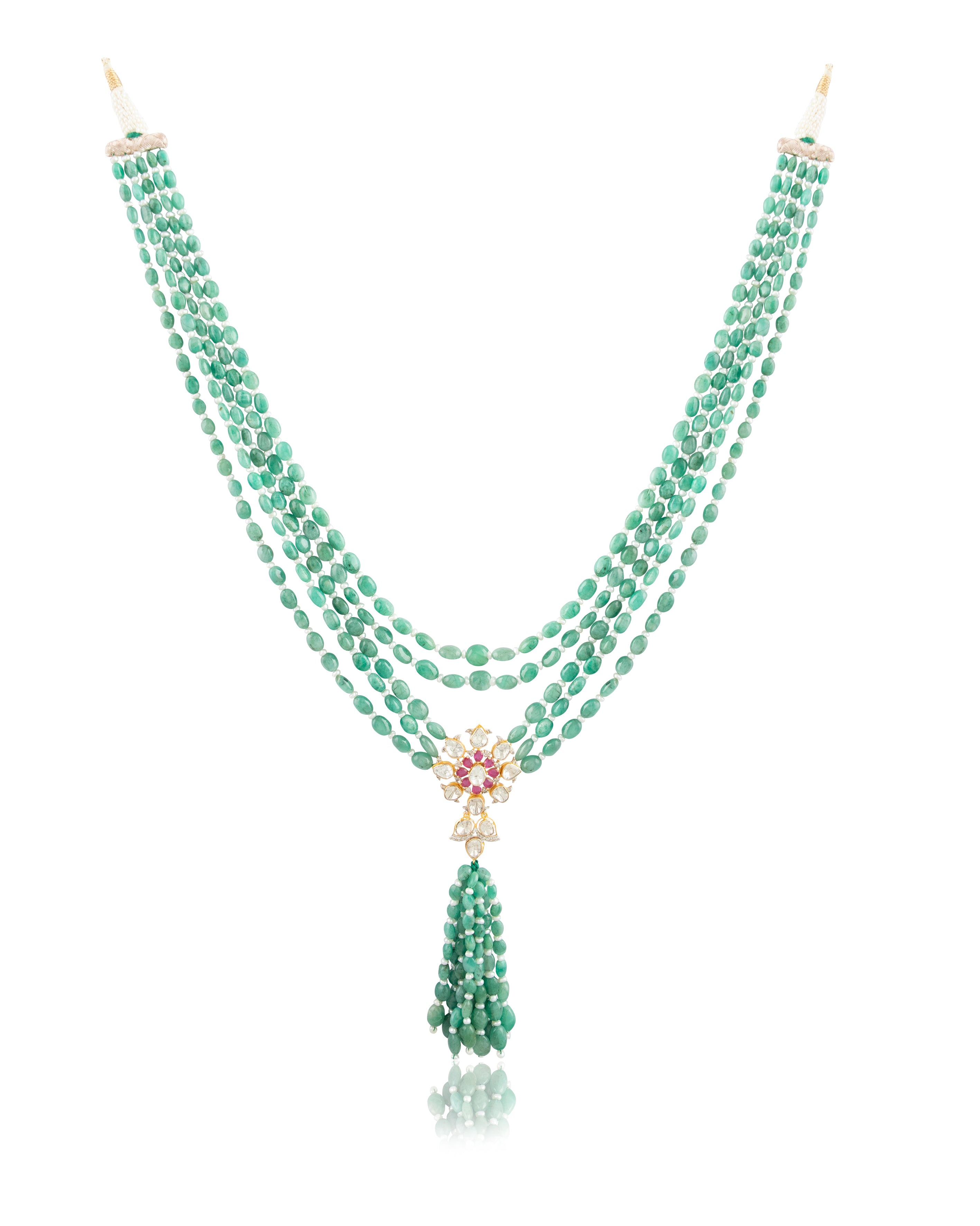 Vanessa Polki And Diamond Bead Pendant