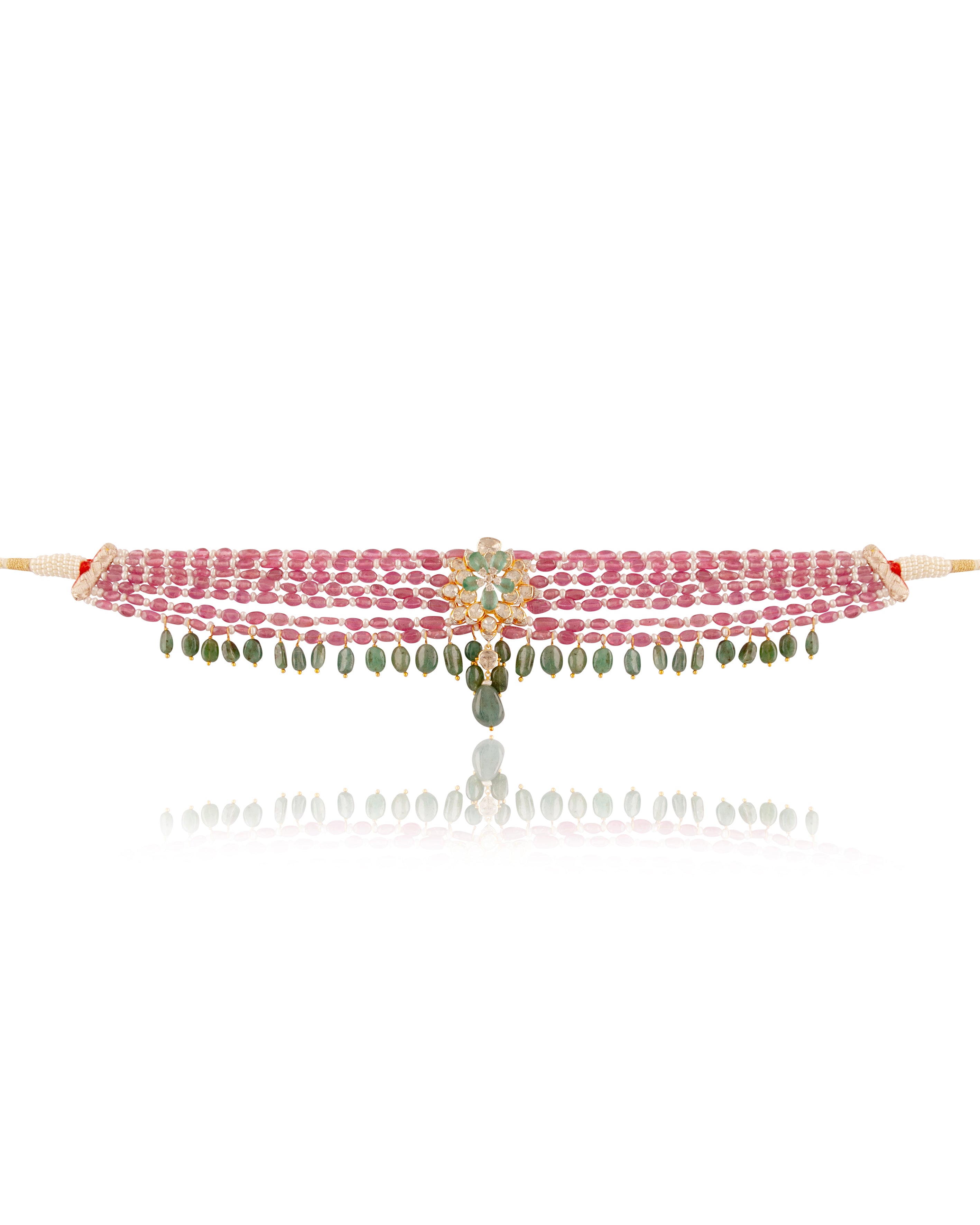 Neriah Polki Bead Choker