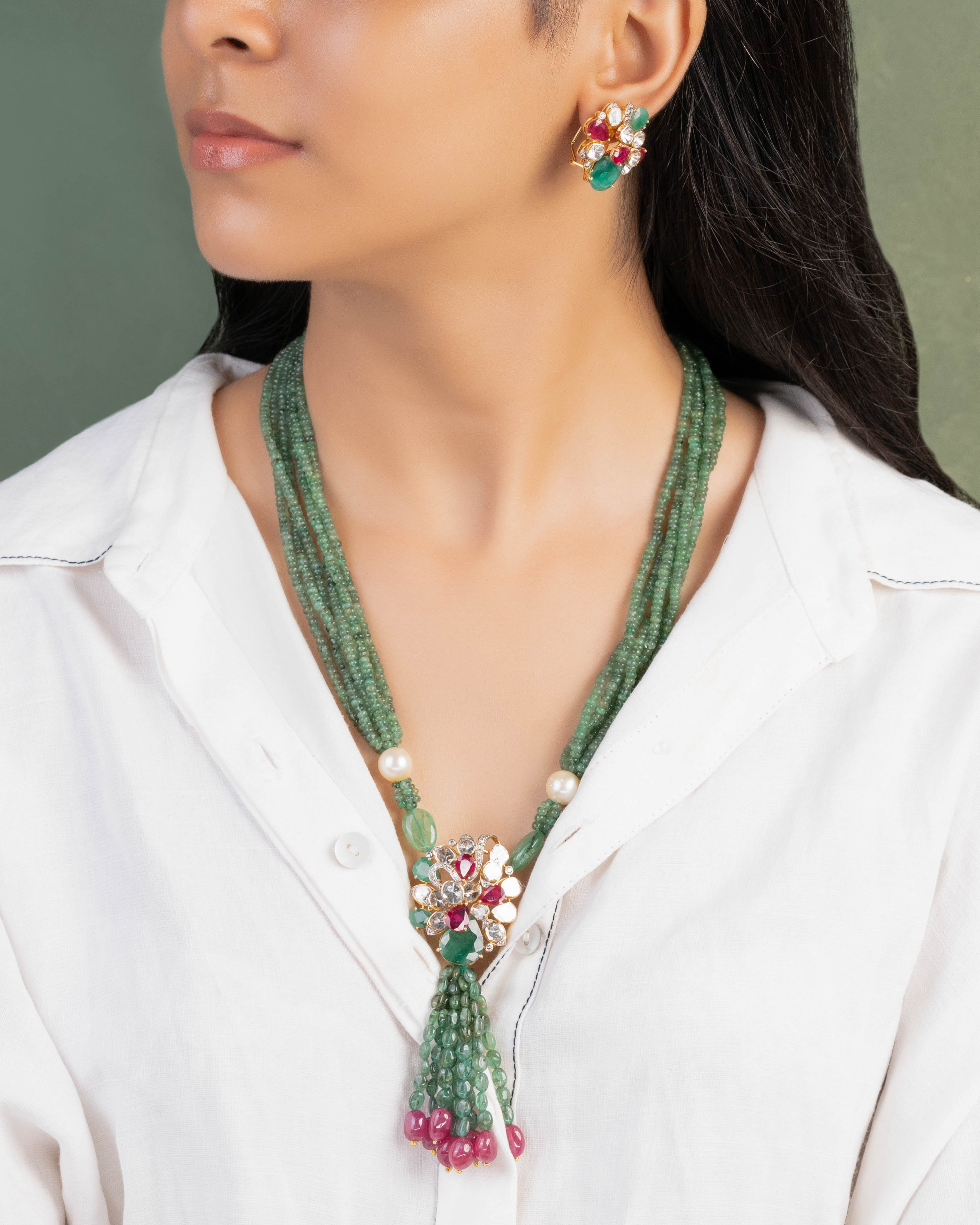 Shivani Polki And Diamond Tops