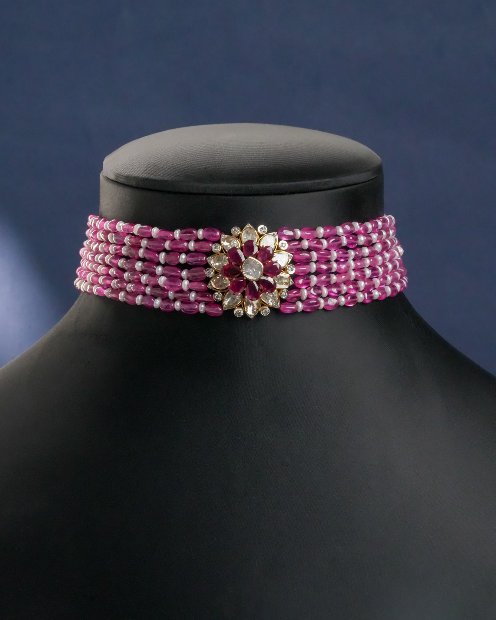 Nimra Polki And Diamond Necklace