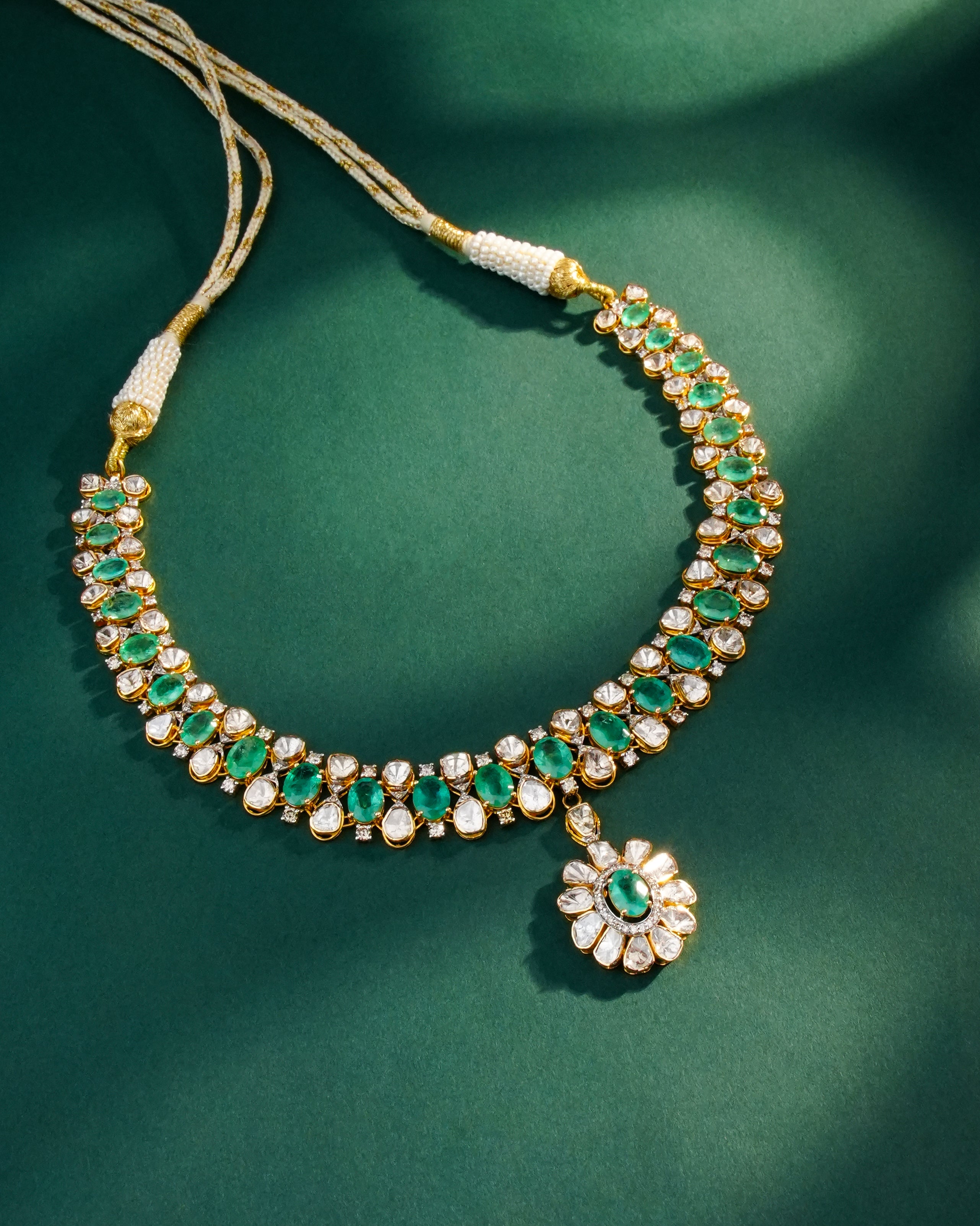 Leah Polki And Diamond Necklace