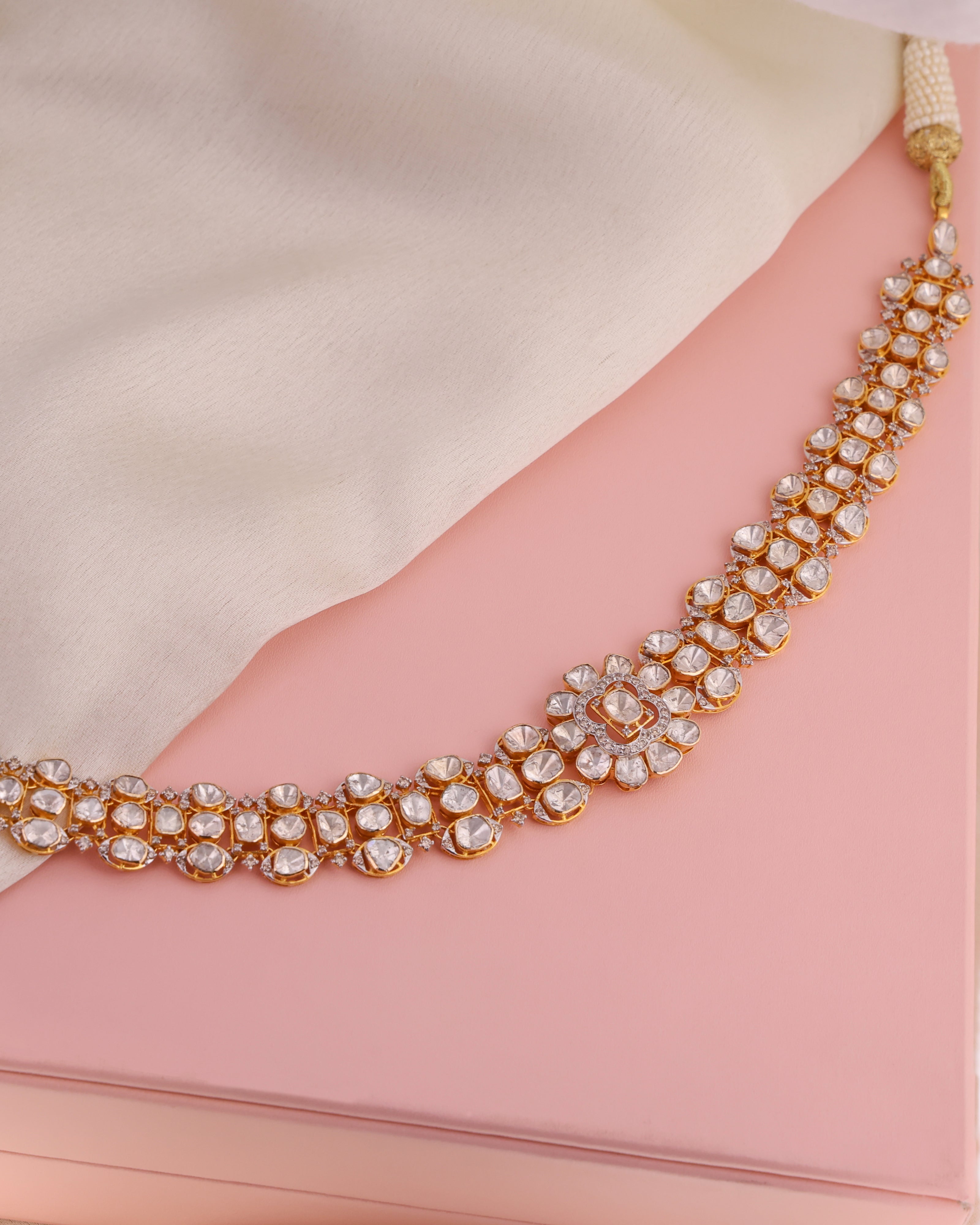 Kaylee Polki And Diamond Necklace