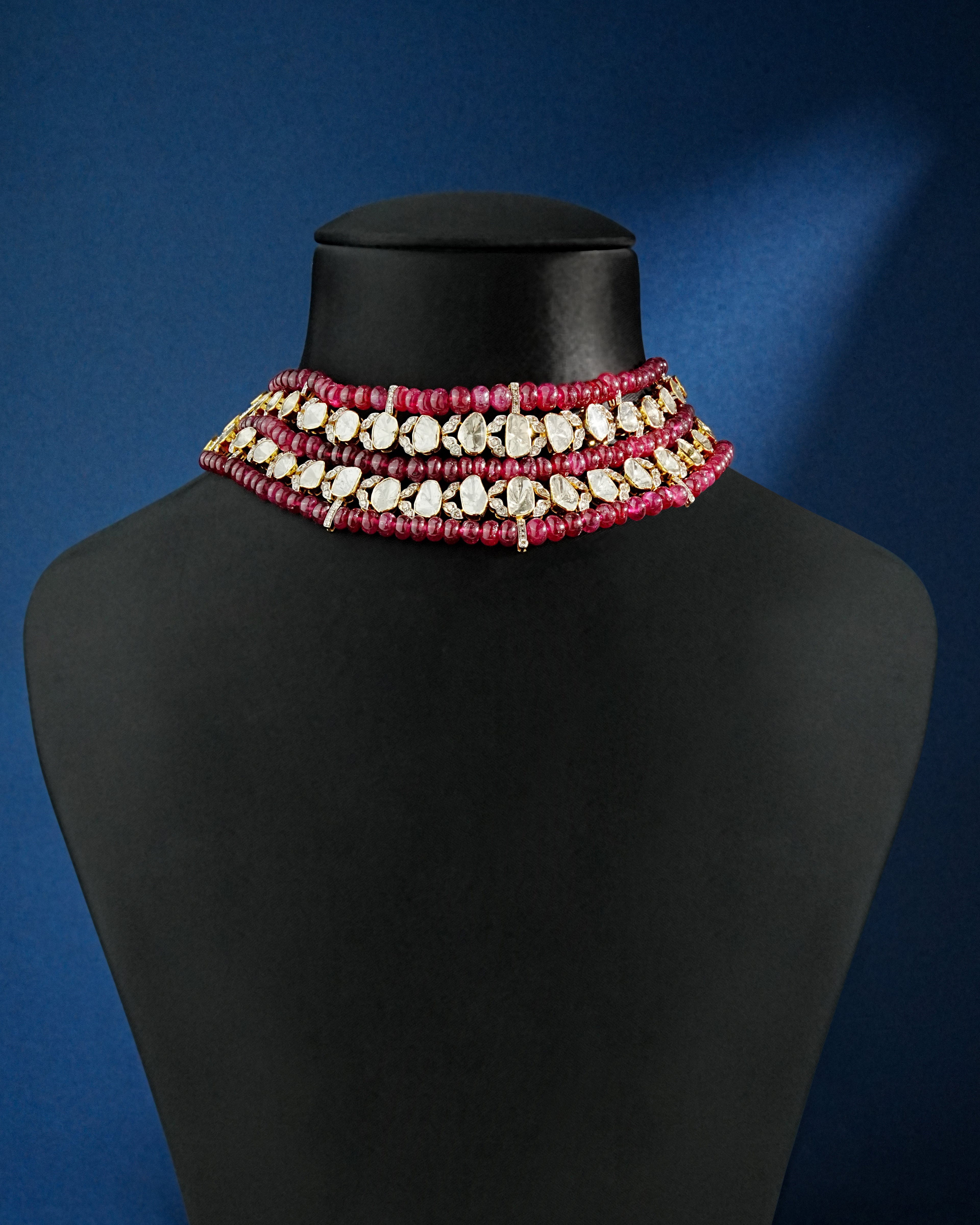 Tina Polki And Diamond Choker