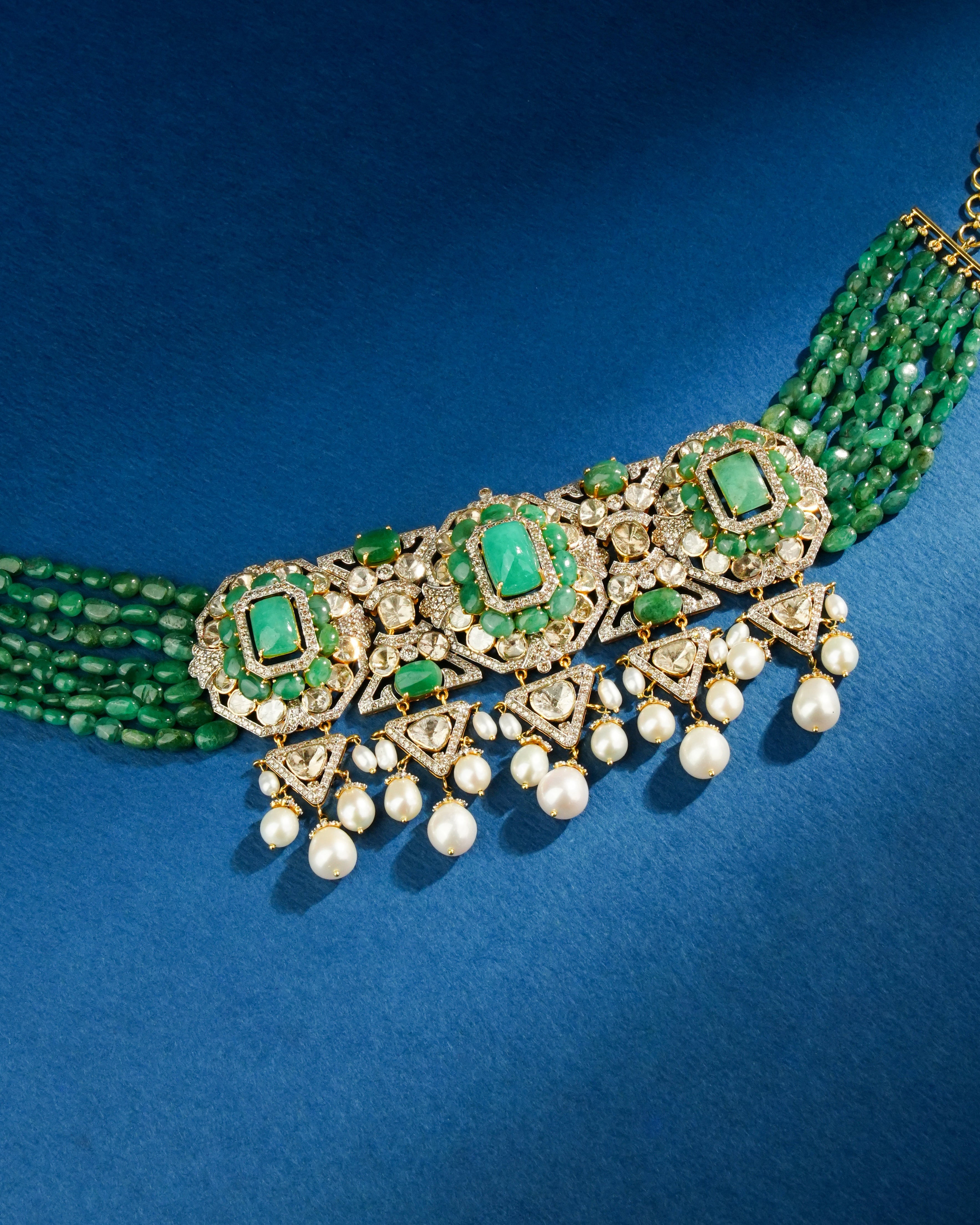 Yasna Polki And Diamond Choker