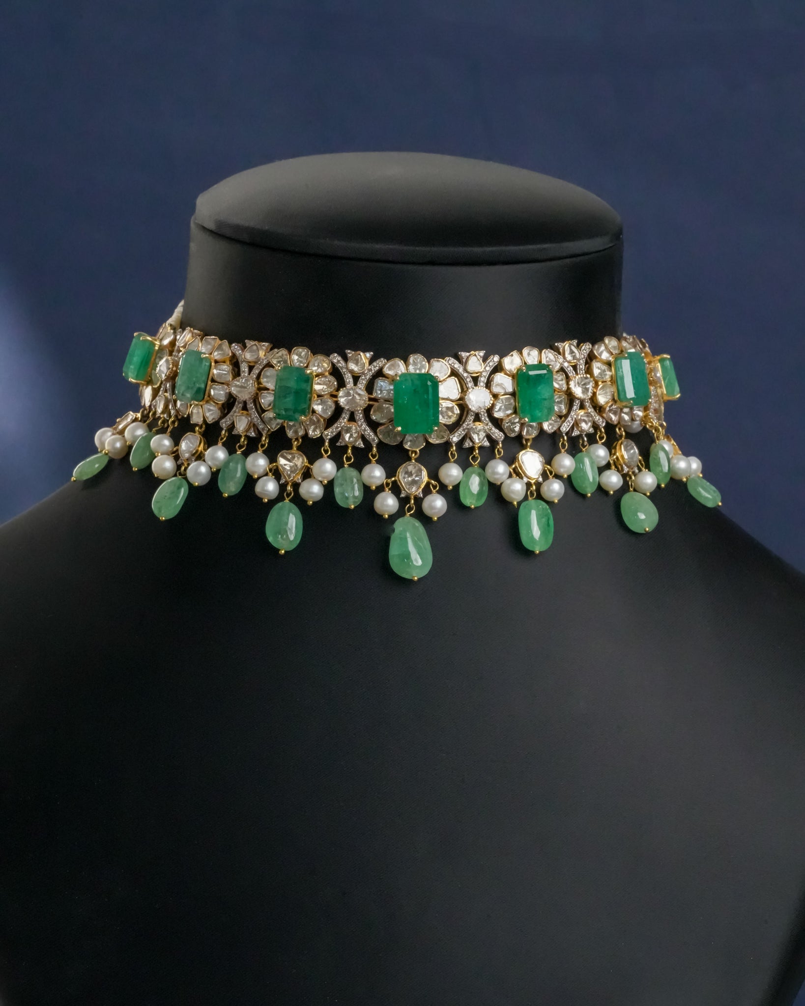 Bianca Polki And Diamond Choker