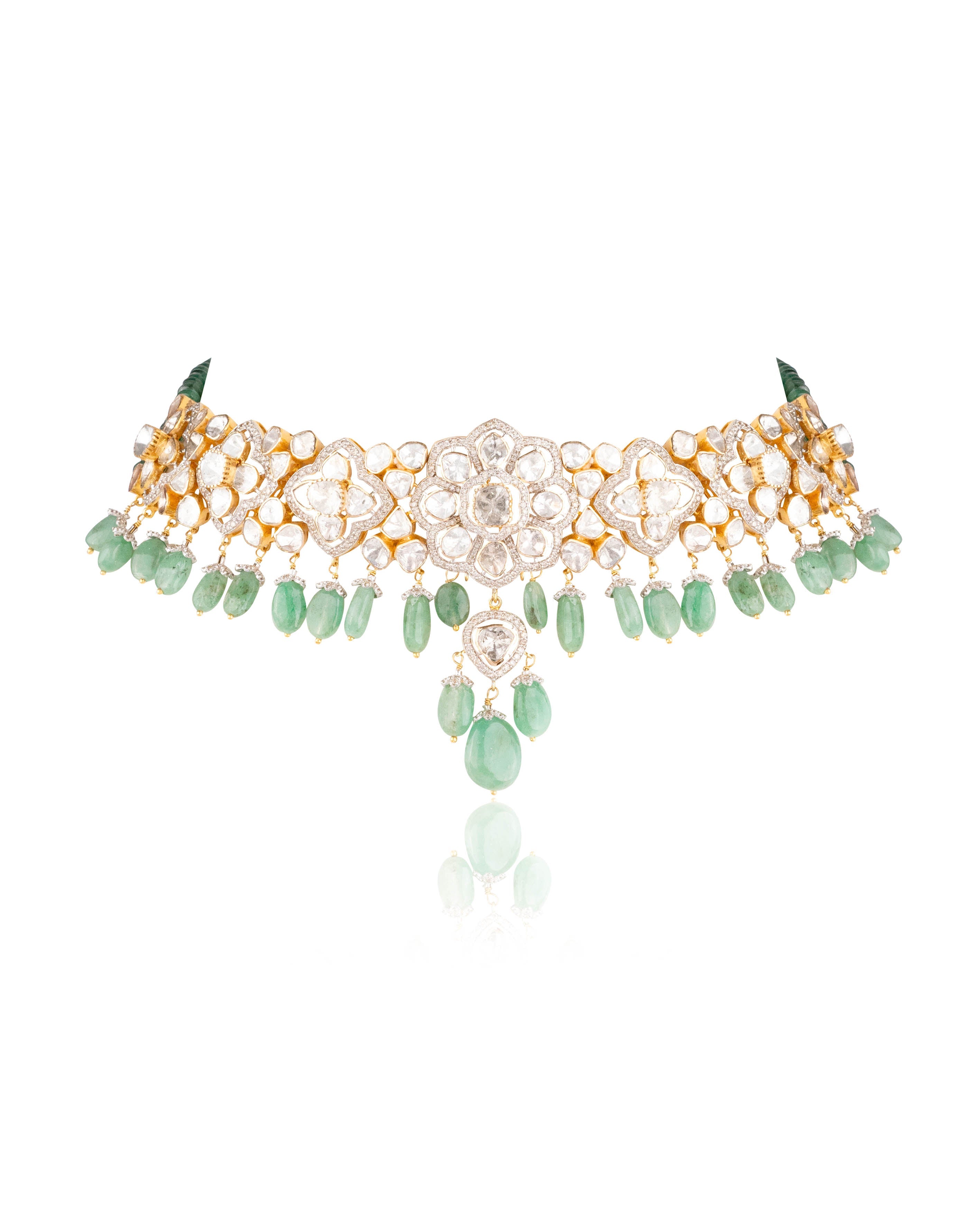 Yukta Polki And Diamond Choker