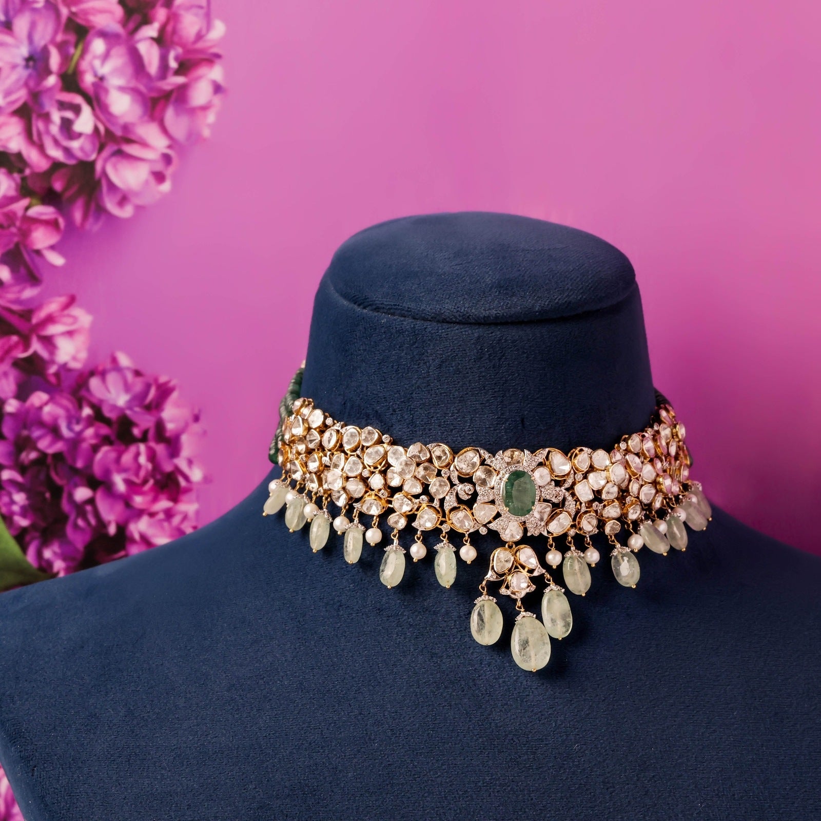 Anahita Polki And Diamond Choker