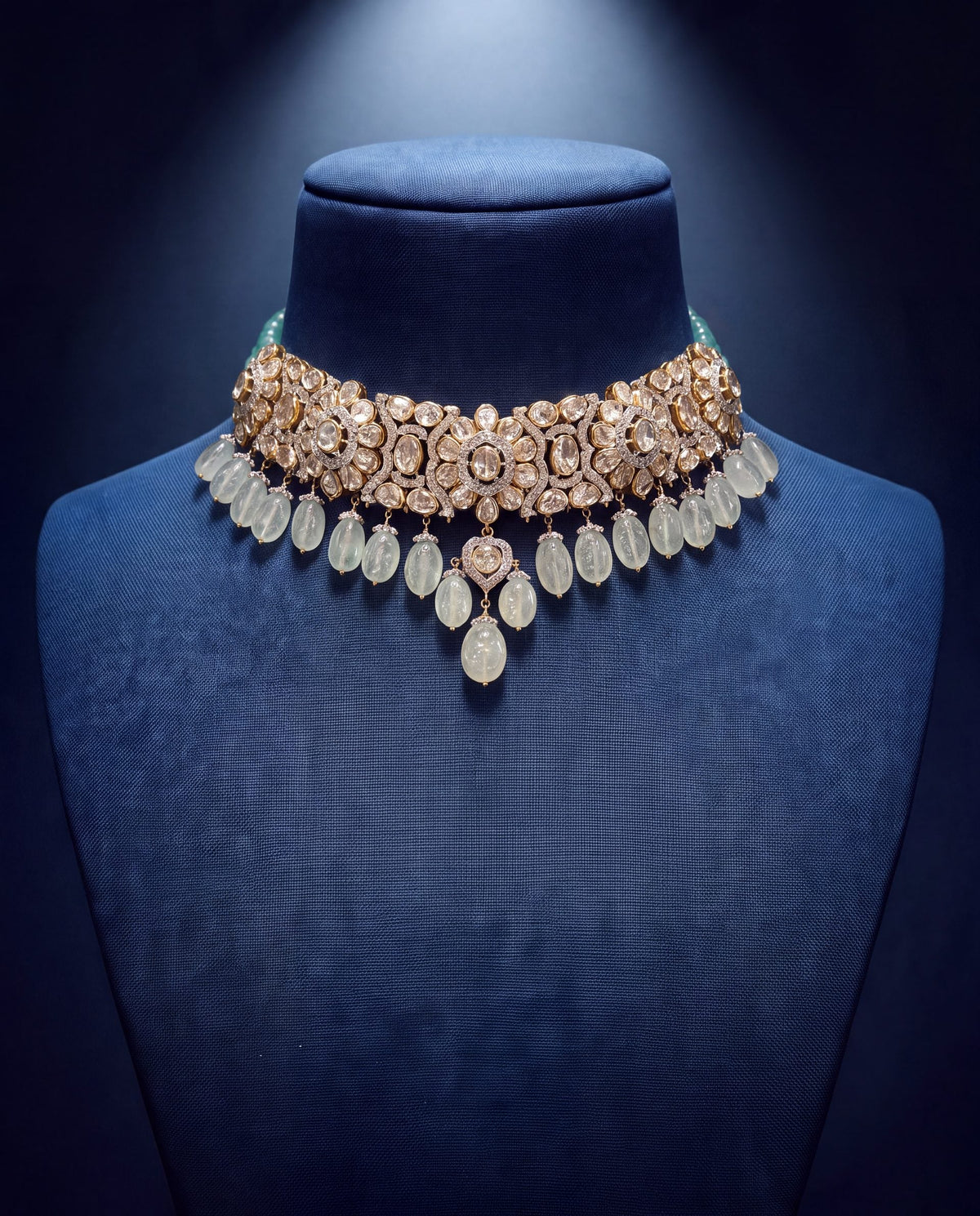 Manjari Polki And Diamond Choker