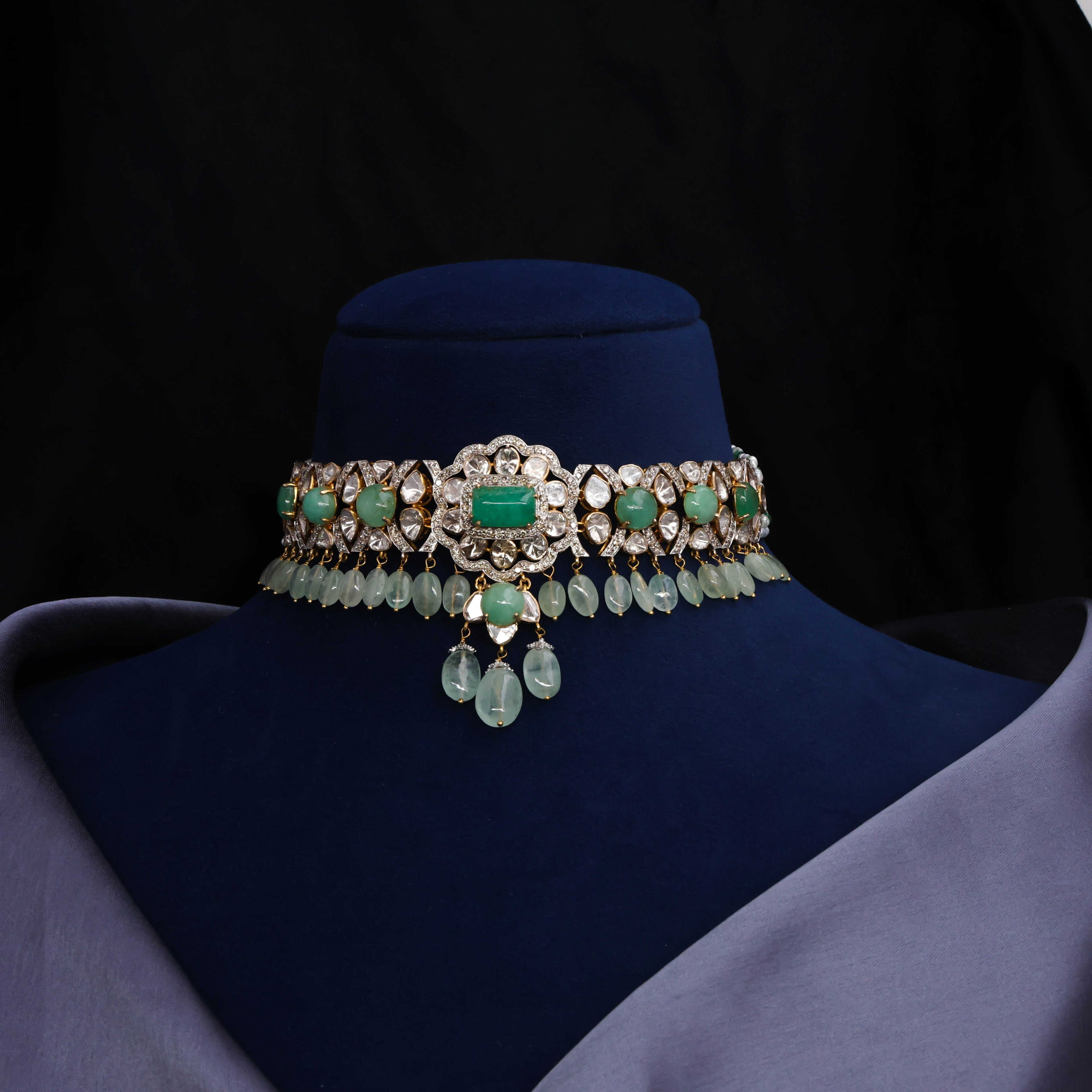 Ari Polki And Diamond Choker