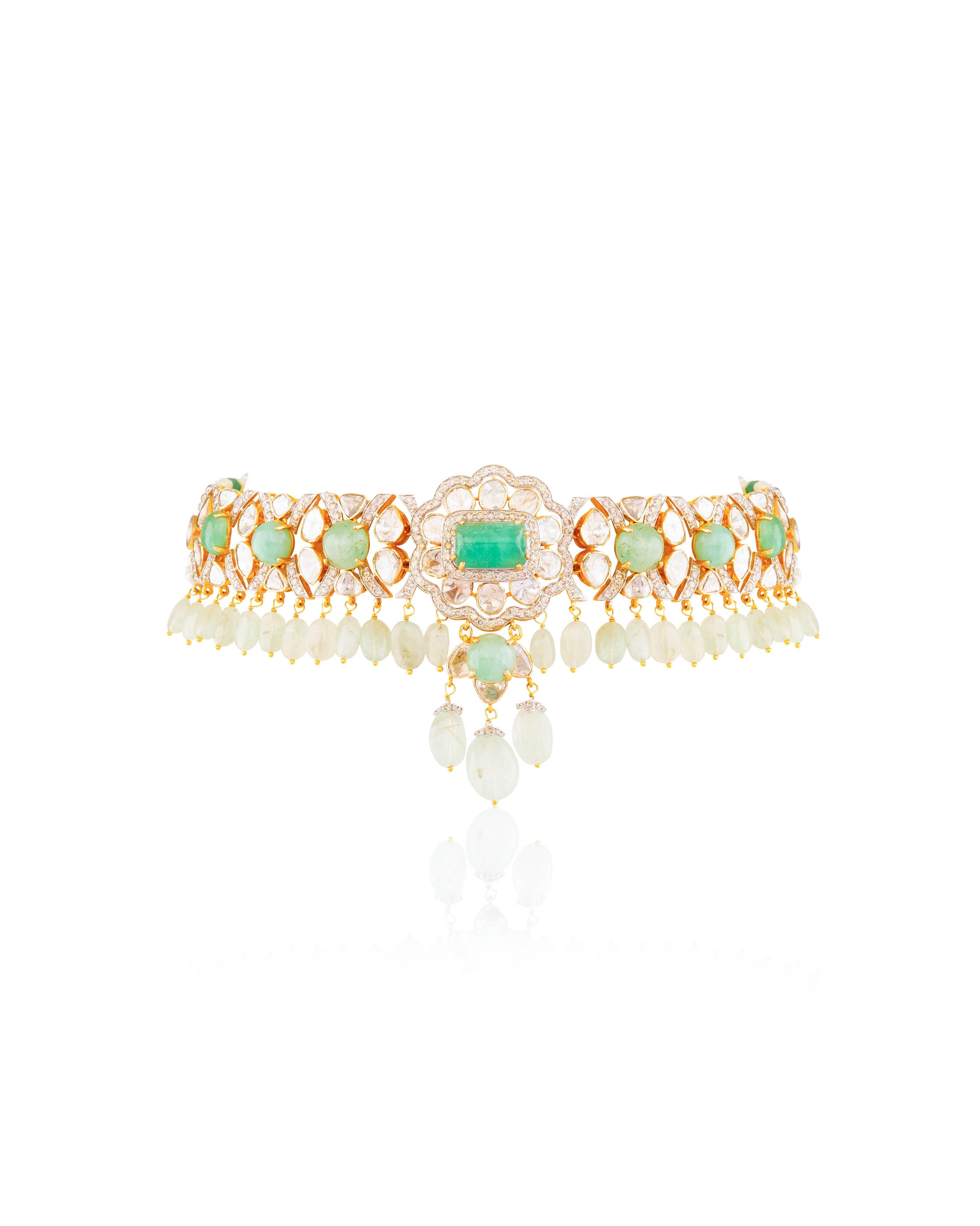 Ari Polki And Diamond Choker