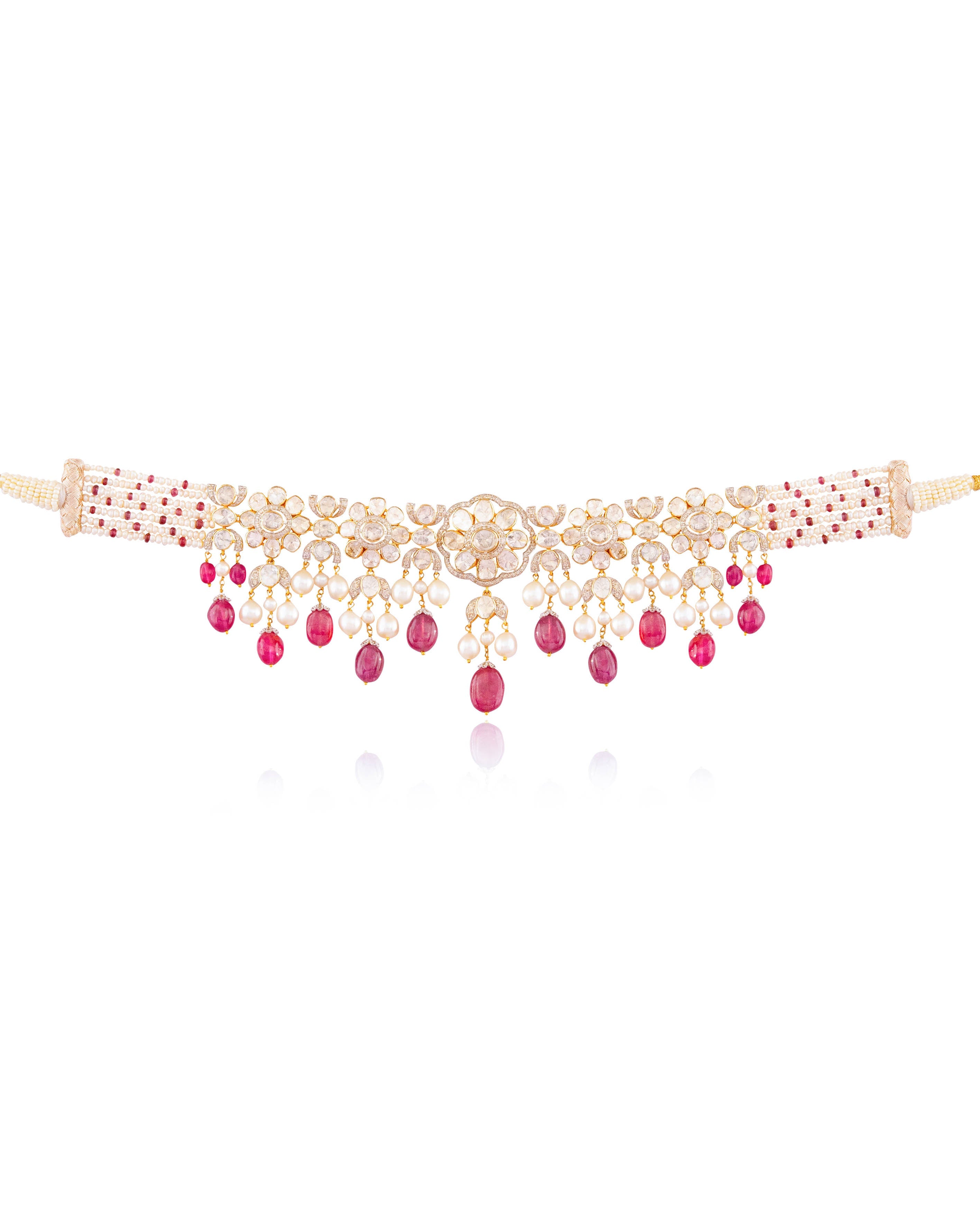 Sulekha Polki And Diamond Choker - NO ORDERS